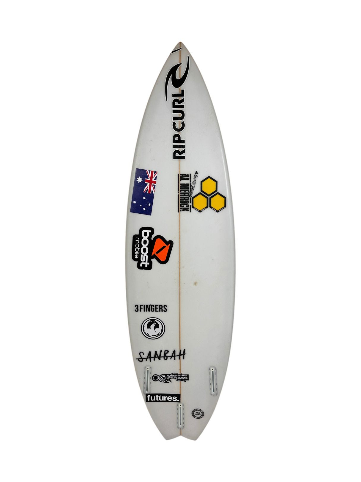 Mikey February Shorty 5'8" x 18" X  2 1/8", Swallow, 3x  Futures Fin Boxes, PU [Good] - ID:1067928