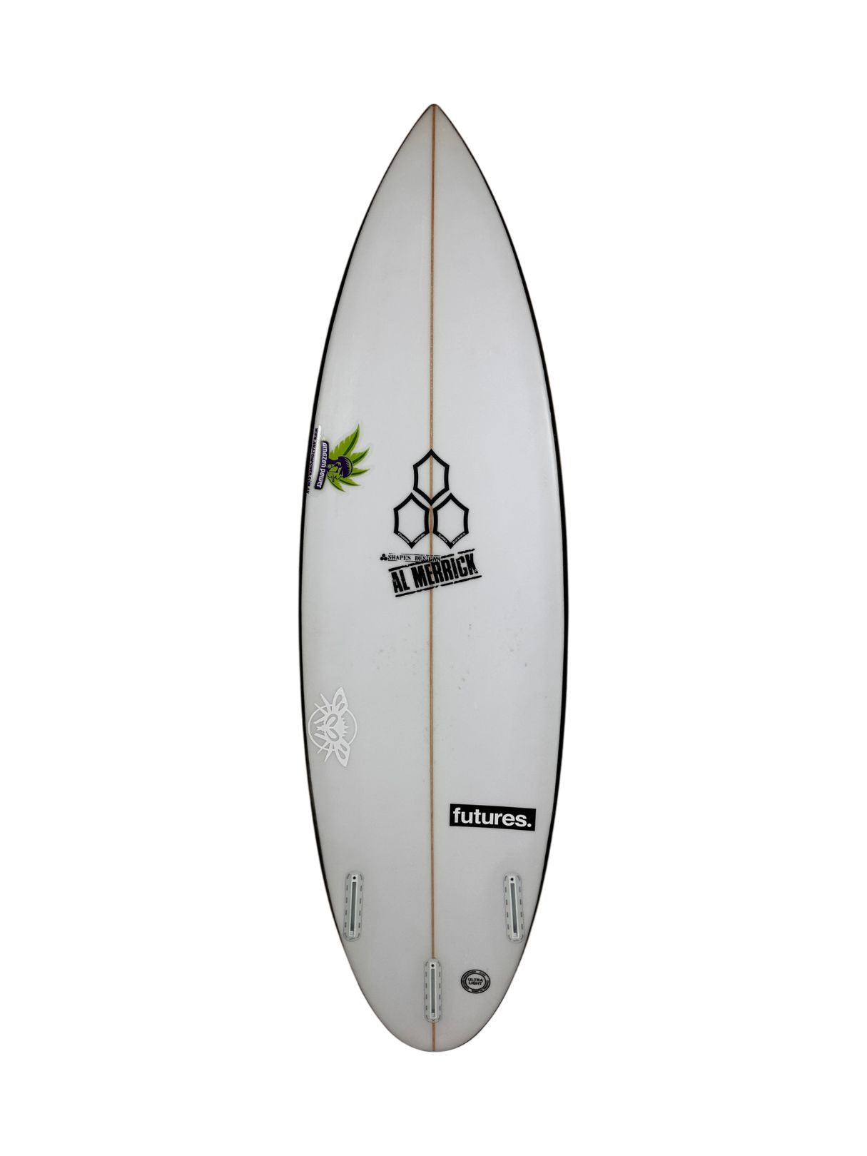 PROTOTYPE 5'9" x 18 3/8" X  2 5/16", 3x  Futures Fin Boxes [Good] - ID:1139195