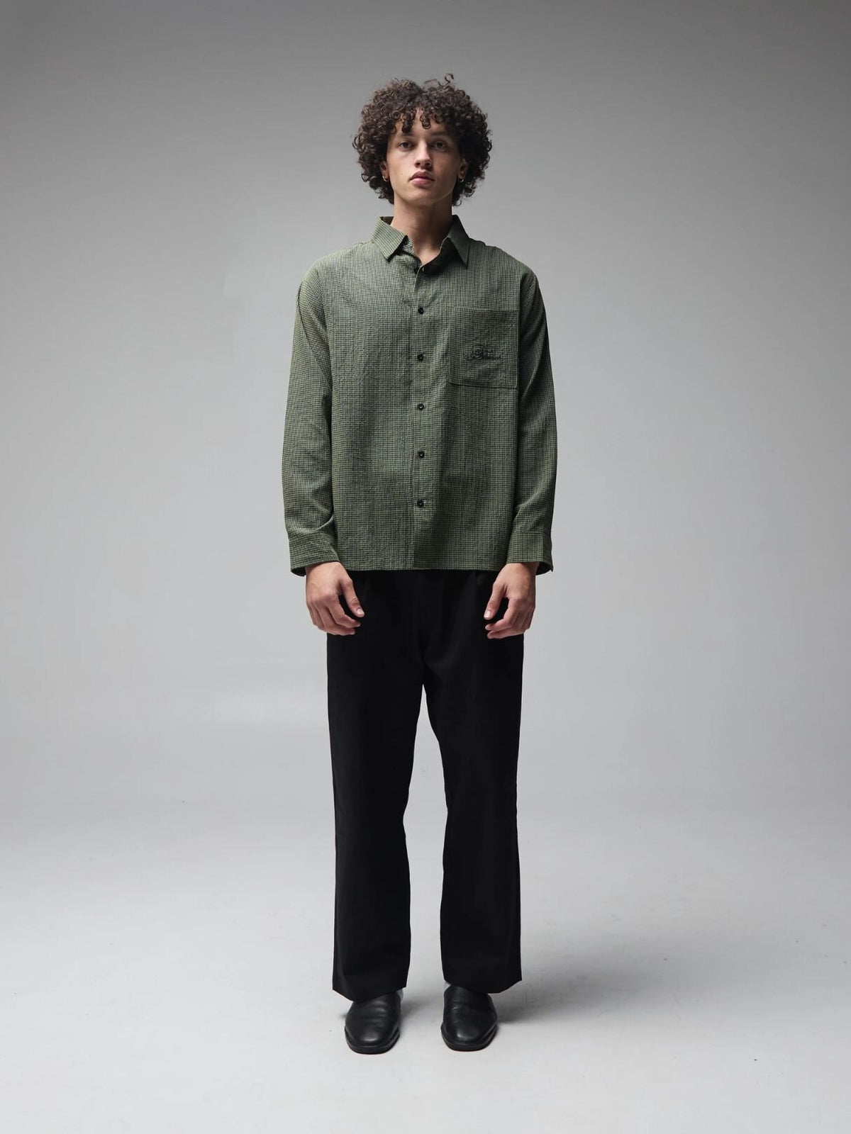 Vivian Check LS Shirt - Surplus
