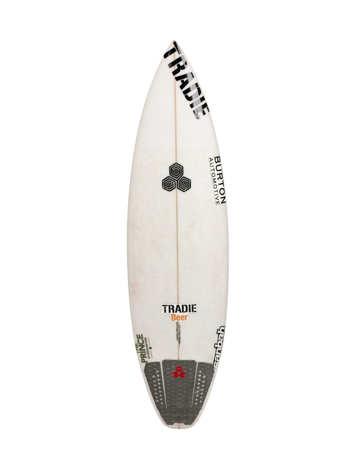 Mikey February Shorty 5'10" x 19" X  2 7/16", Round Square, 3x  FCS 2 Fin Boxes, PU [Good] - ID:1095791