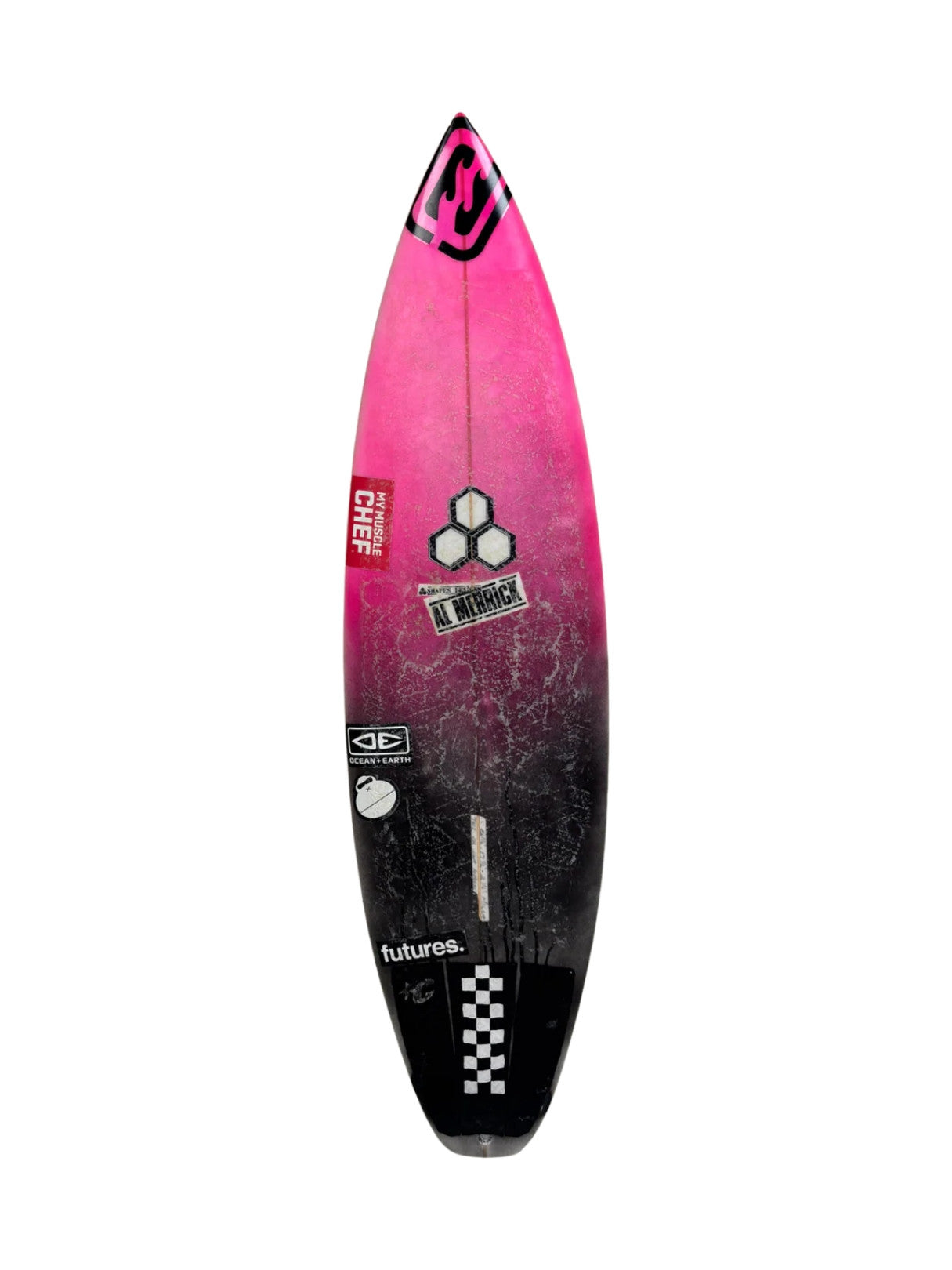 Mikey February Shorty 5'6"1/2 x 17 1/2" X  2 1/8", 3x  Futures Fin Boxes [Good] - ID:1104900