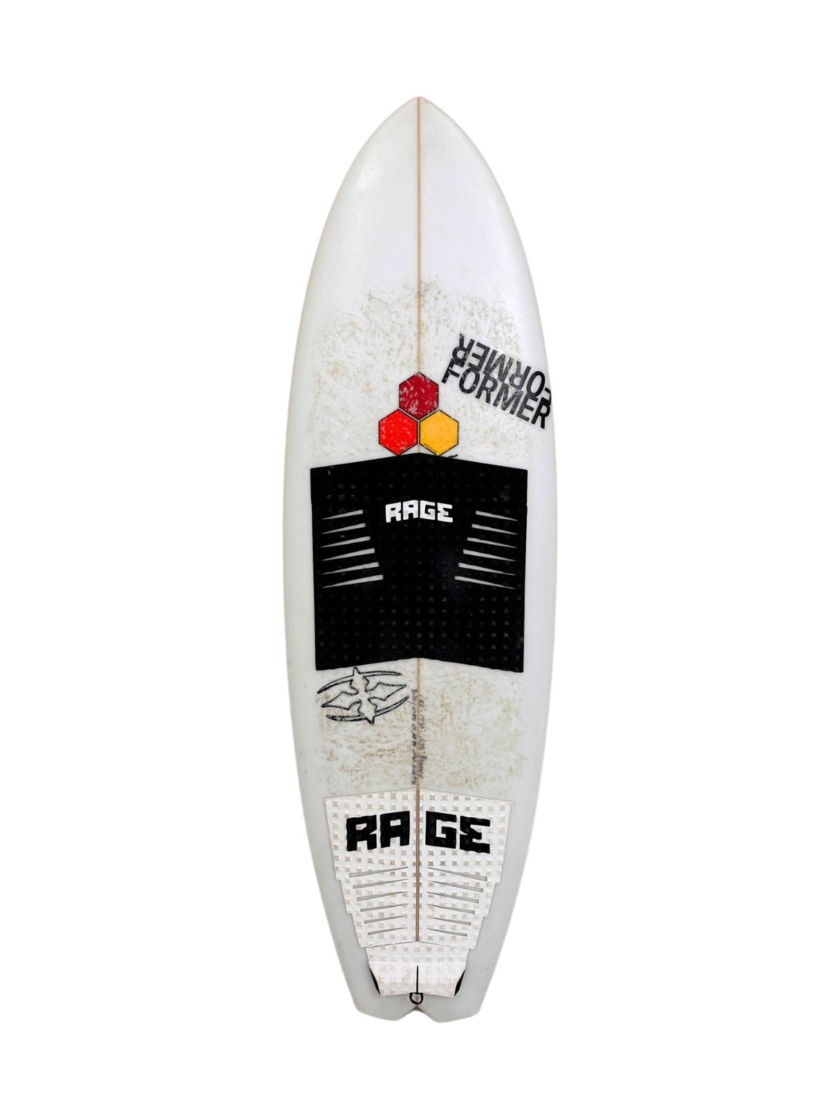 Bobby Quad 5'5" x 19 5/8" X  2 7/16" - 28.90L, Split Square, 4x  Futures Fin Boxes, PU [Good] - ID:1066996