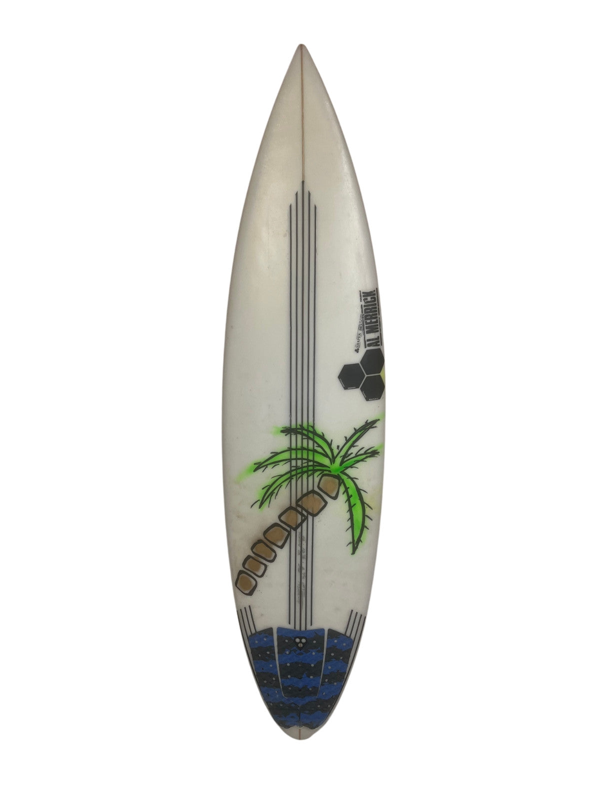 Proton 6'2" x 18 5/8" X  2 5/16", Round Pin, 5x  FCS 2 Fin Boxes, PU [Good] - ID:133282