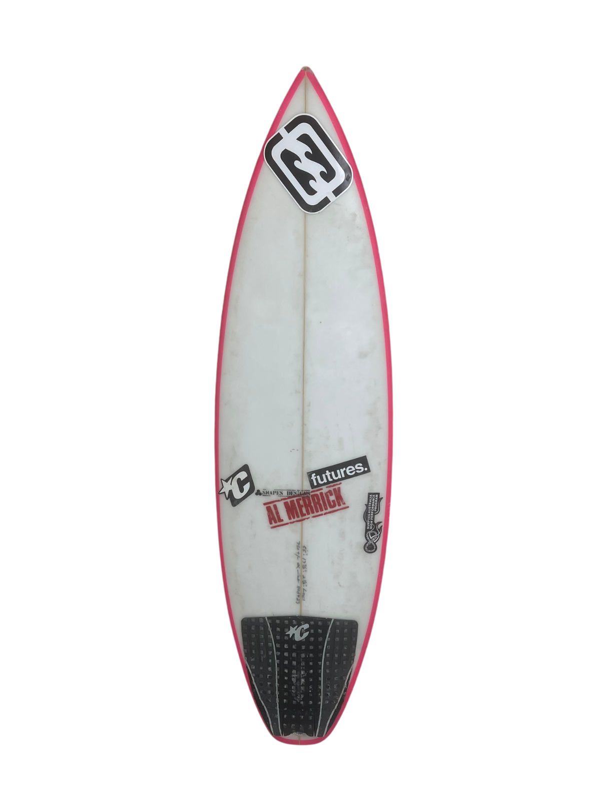 PROTOTYPE 5'5" x 17 7/8" X  2 1/8", Round Square, 3x  Futures Fin Boxes, PU [Good] - ID:1106423