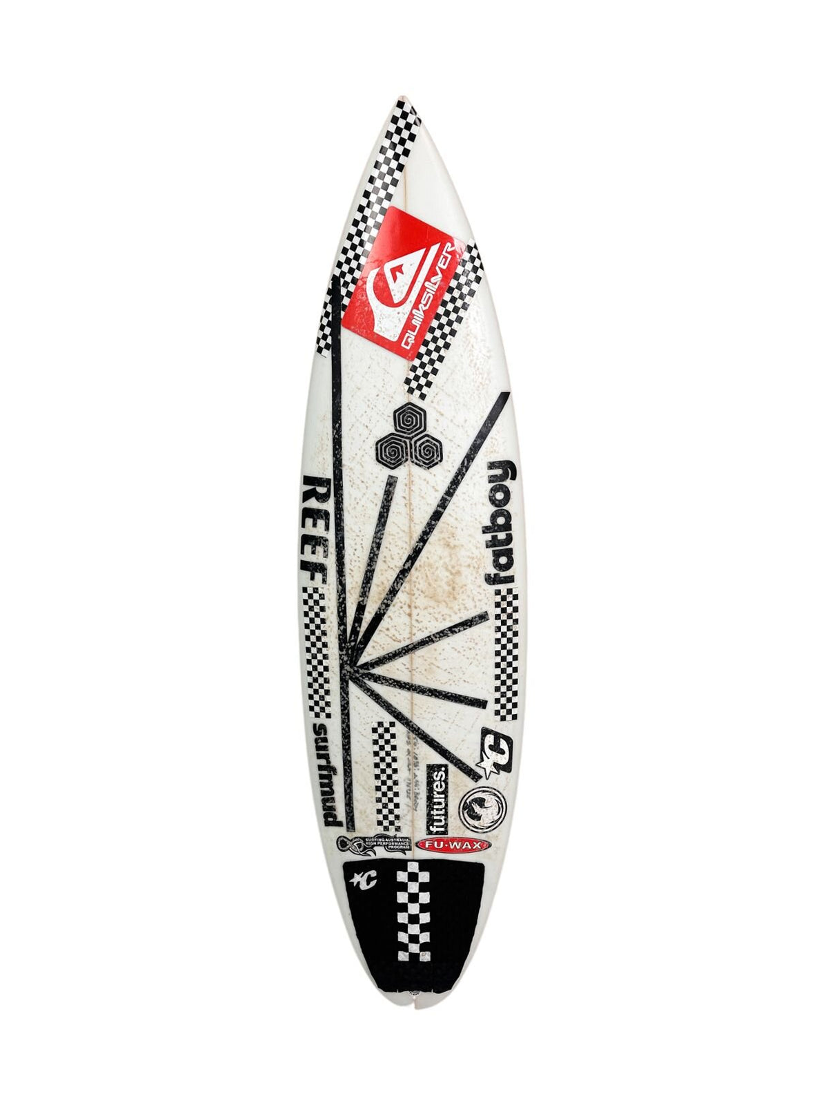 Mikey February Shorty 5'10" x 18 5/8" X  2 5/16", Round, 3x  Futures Fin Boxes, PU [Good] - ID:1136925