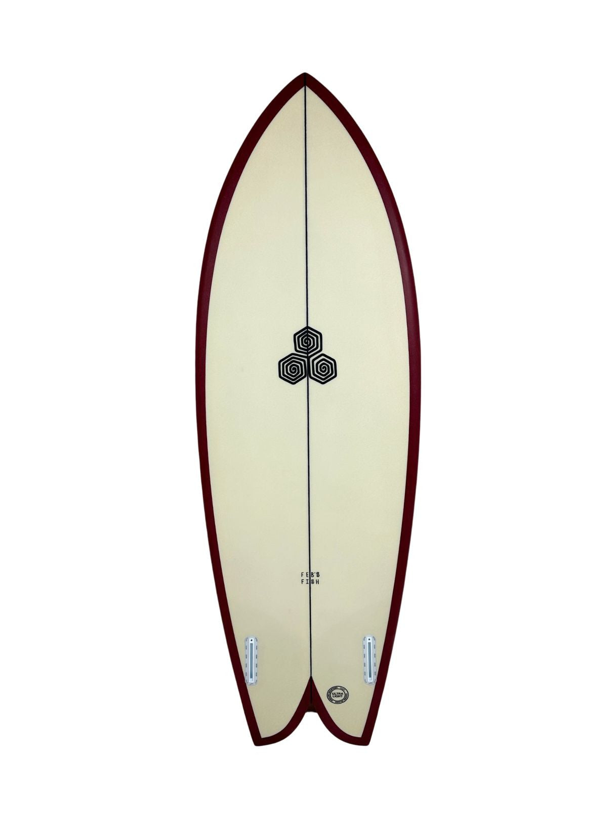 Febs Fish 6'3" x 22" X  2 7/8" - 47.10L, Fish, 2x  Futures Fin Boxes, PU - ID:1147792