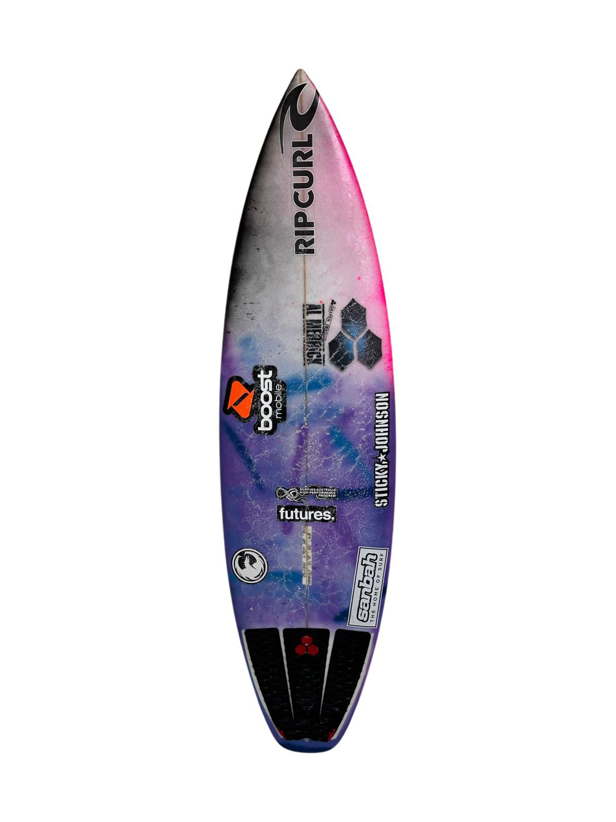 Mikey February Shorty 5'7" x 18" X  2 1/8", Round Square, 3x  Futures Fin Boxes, PU [Good] - ID:1061132