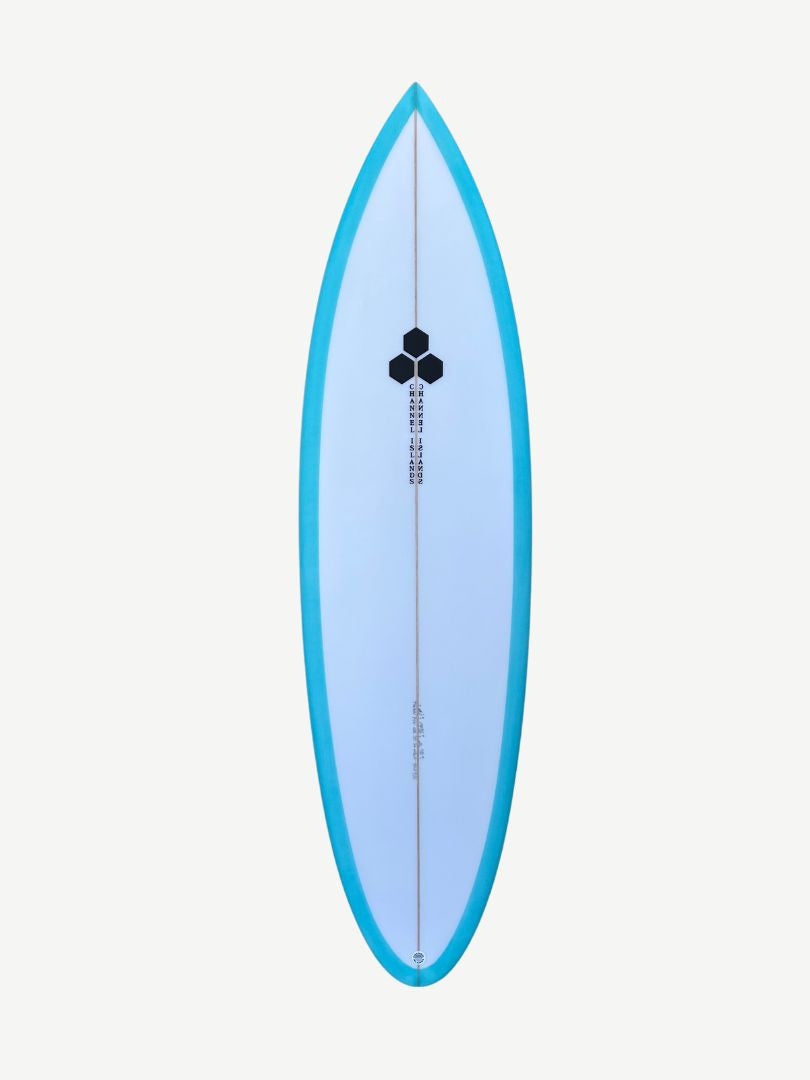 Twin Pin - Tinted 6'1" x 19 7/8" X  2 11/16" - 35.30L, Round Pin, 2x  FCS 2 Fin Boxes, PU - ID:928936