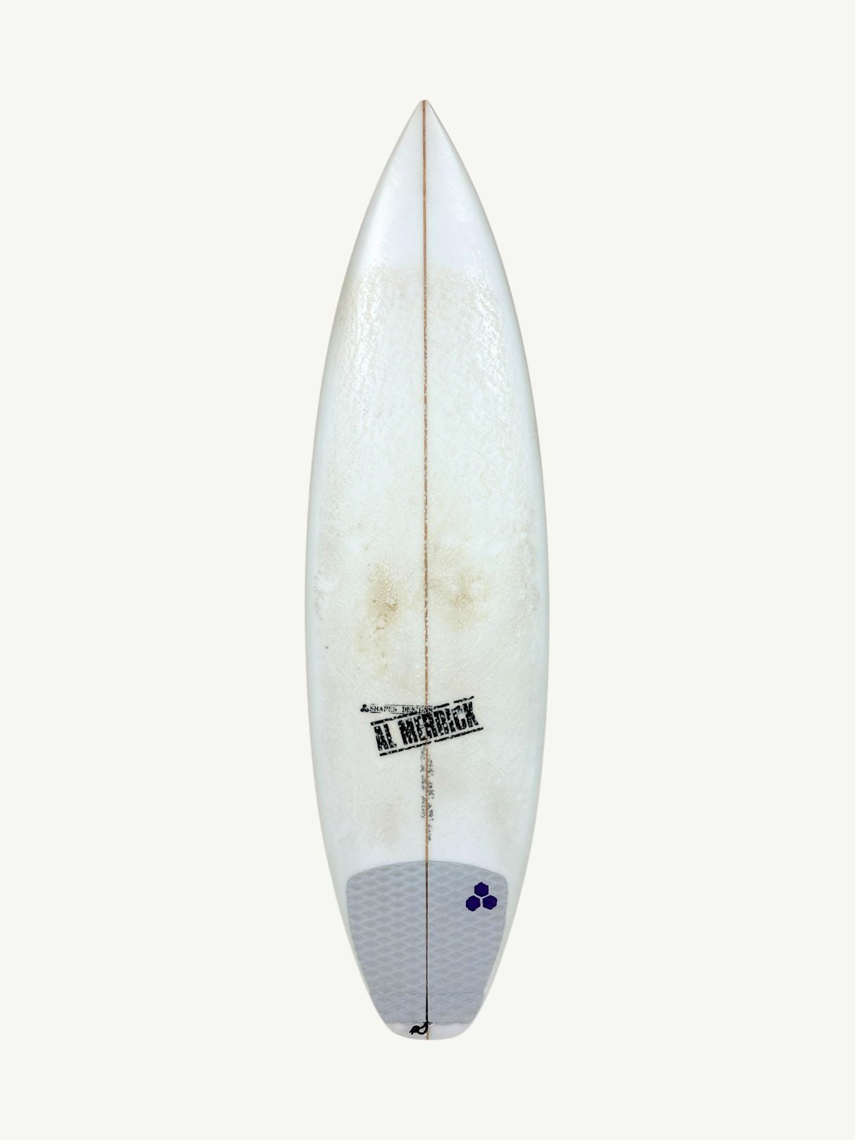 PROTOTYPE 5'7"1/2 x 18 3/8" X  2 5/16", Round Square, 3x  Futures Fin Boxes, PU [Good] - ID:1022097