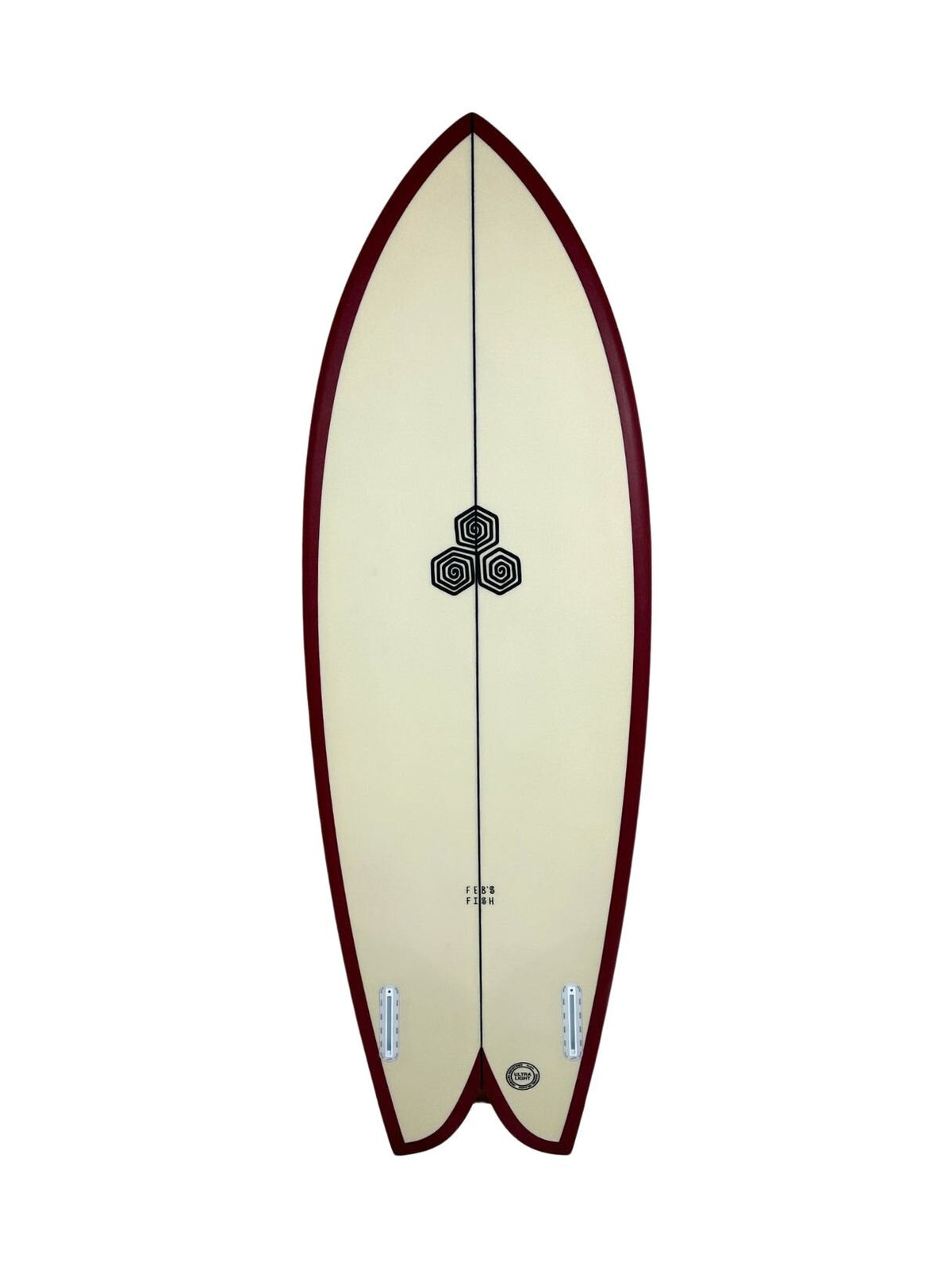 Febs Fish 5'3" x 19 7/8" X  2 1/4" - 28.00L, Fish, 2x  Futures Fin Boxes, PU - ID:1177601