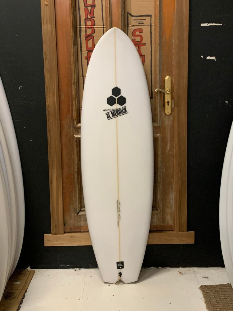 Bobby Quad 5'10" x 20 1/2" X  2 3/4" - 37.10L, Split Square, 4x  FCS 2 Fin Boxes, PU - ID:648801