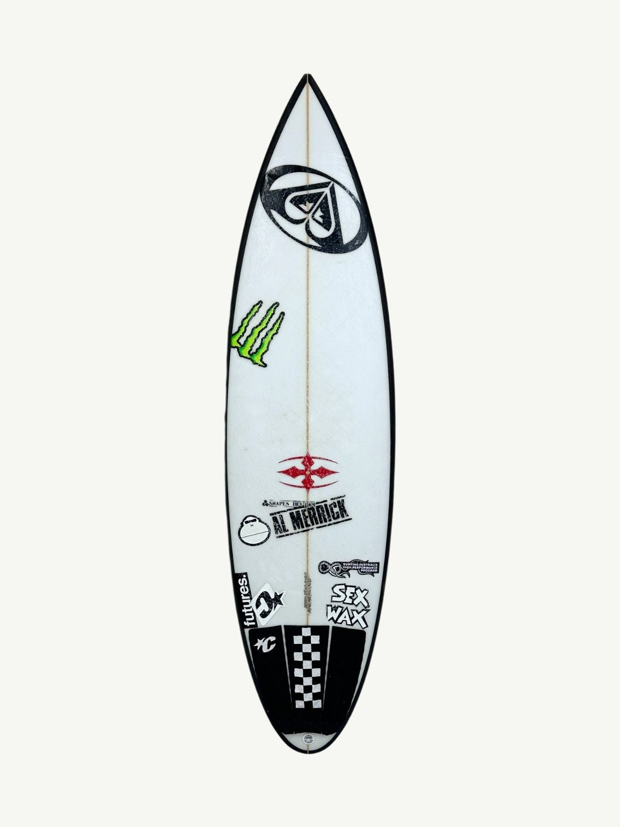 CI 2.Pro - Round Tail 5'6"1/2 x 17 1/2" X  2 1/16", Round, 3x  Futures Fin Boxes, PU [Good] - ID:1006335