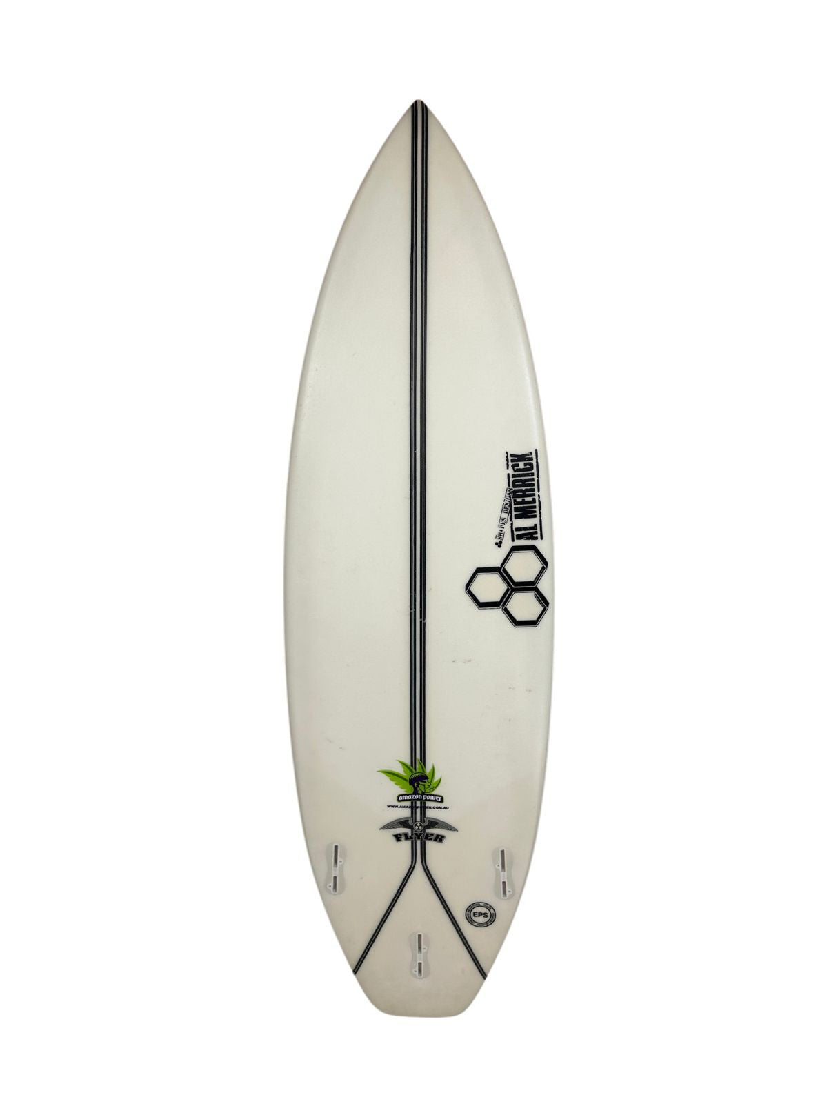 OG Flyer - Spine-Tek EPS 5'5" x 18 3/16" X  2 3/16", 3x   Fin Boxes [Good] - ID:1141847