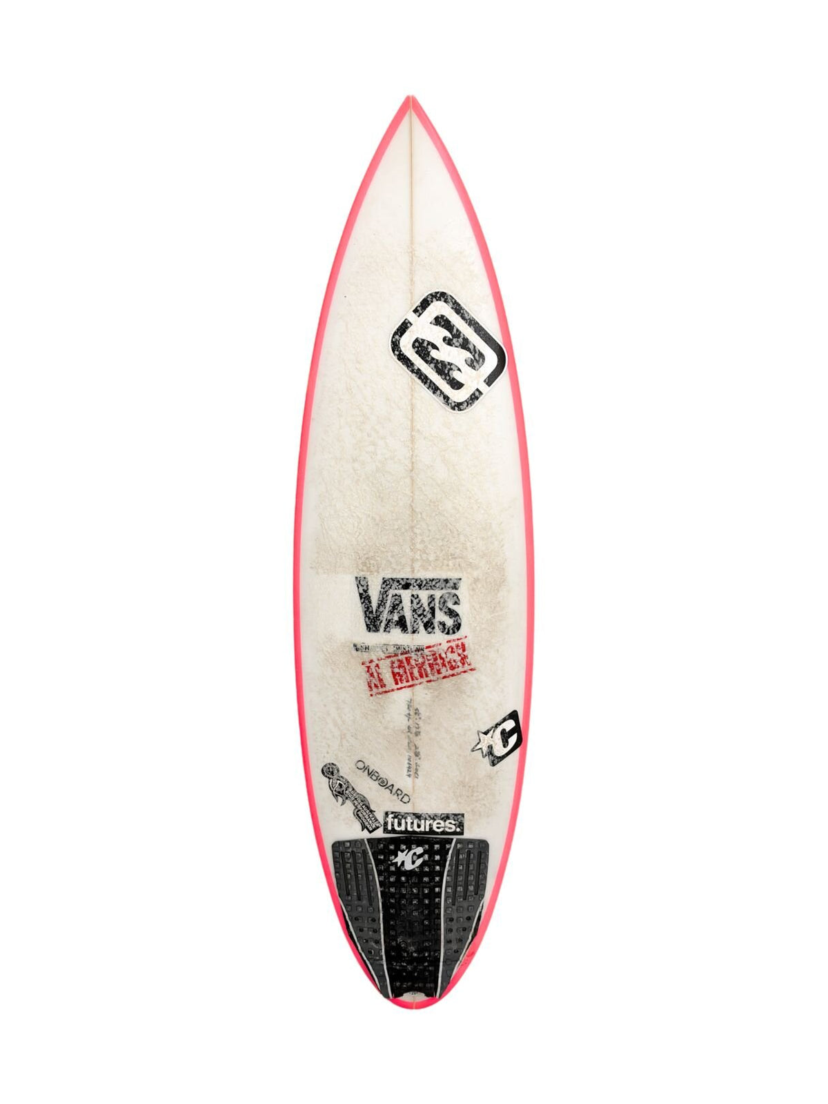 PROTOTYPE 5'5" x 17 7/8" X  2 1/8", Round, 3x  Futures Fin Boxes, PU [Good] - ID:1106424