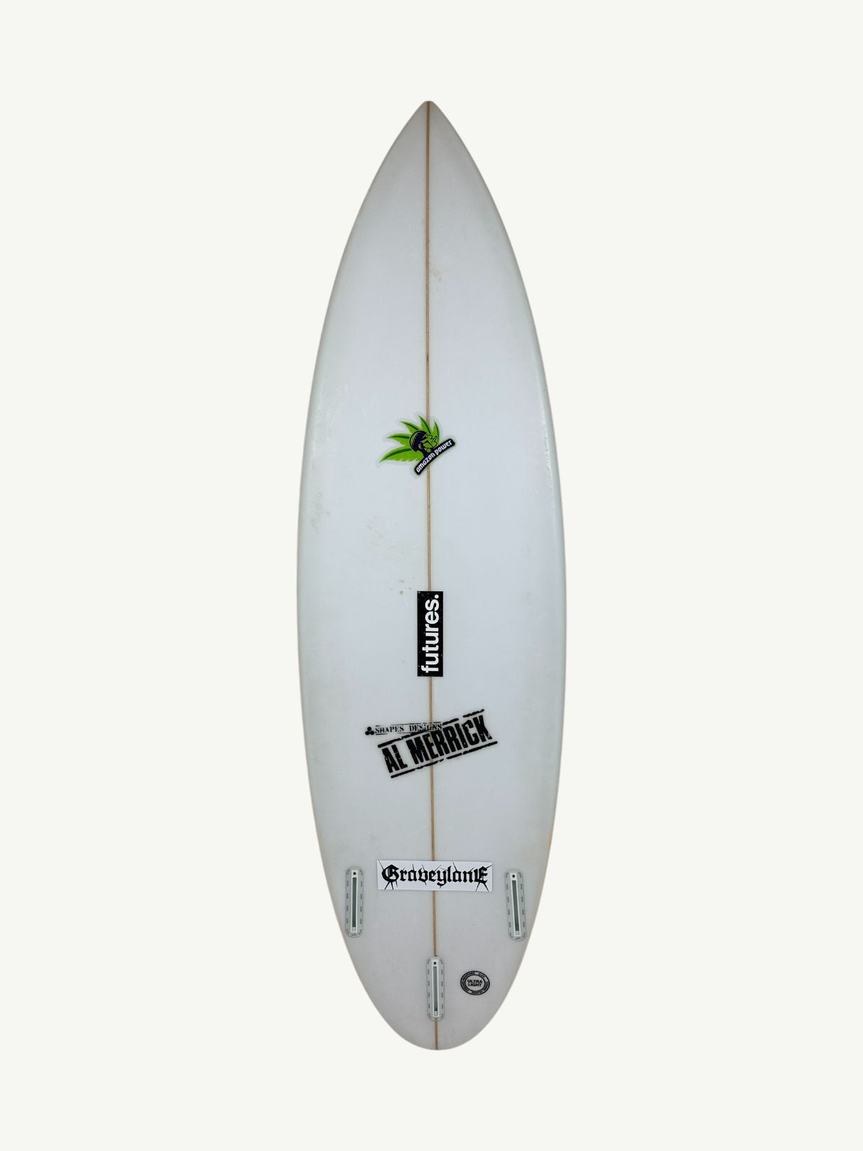 CI 2.Pro 5'8" x 18 3/8" X  2 5/16", 3x   Fin Boxes [Good] - ID:1064551