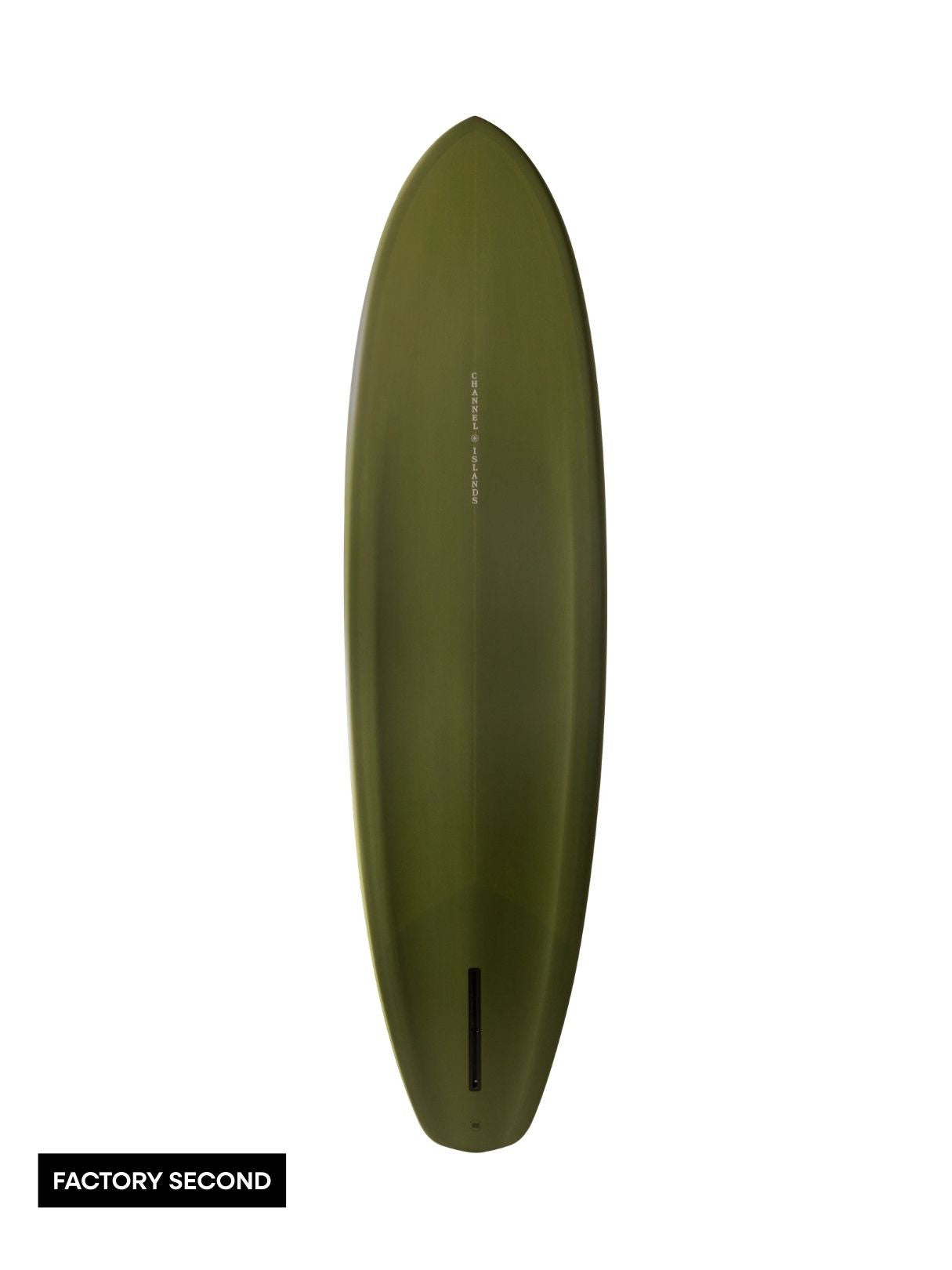 Tri Plane Hull Single 6'7" x 21" X  2 11/16" - 41.60L, Diamond, 1x  Single Box Fin Box, PU - ID:652528