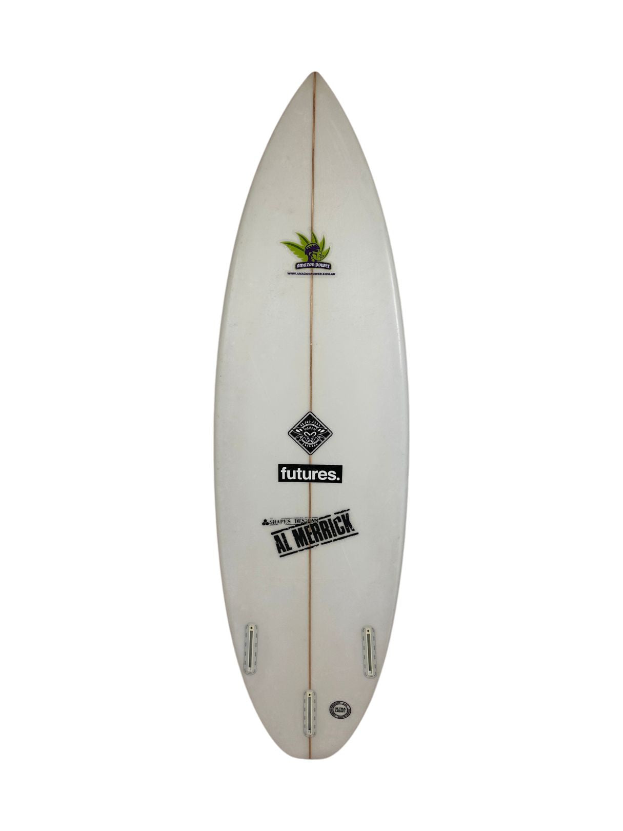 CI 2.Pro - Round Tail 5'8" x 18 3/8" X  2 5/16", 3x  Futures Fin Boxes [Good] - ID:1116159