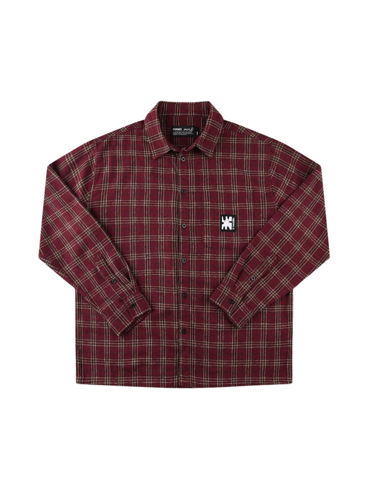 Reynolds Flannel LS Shirt - Red