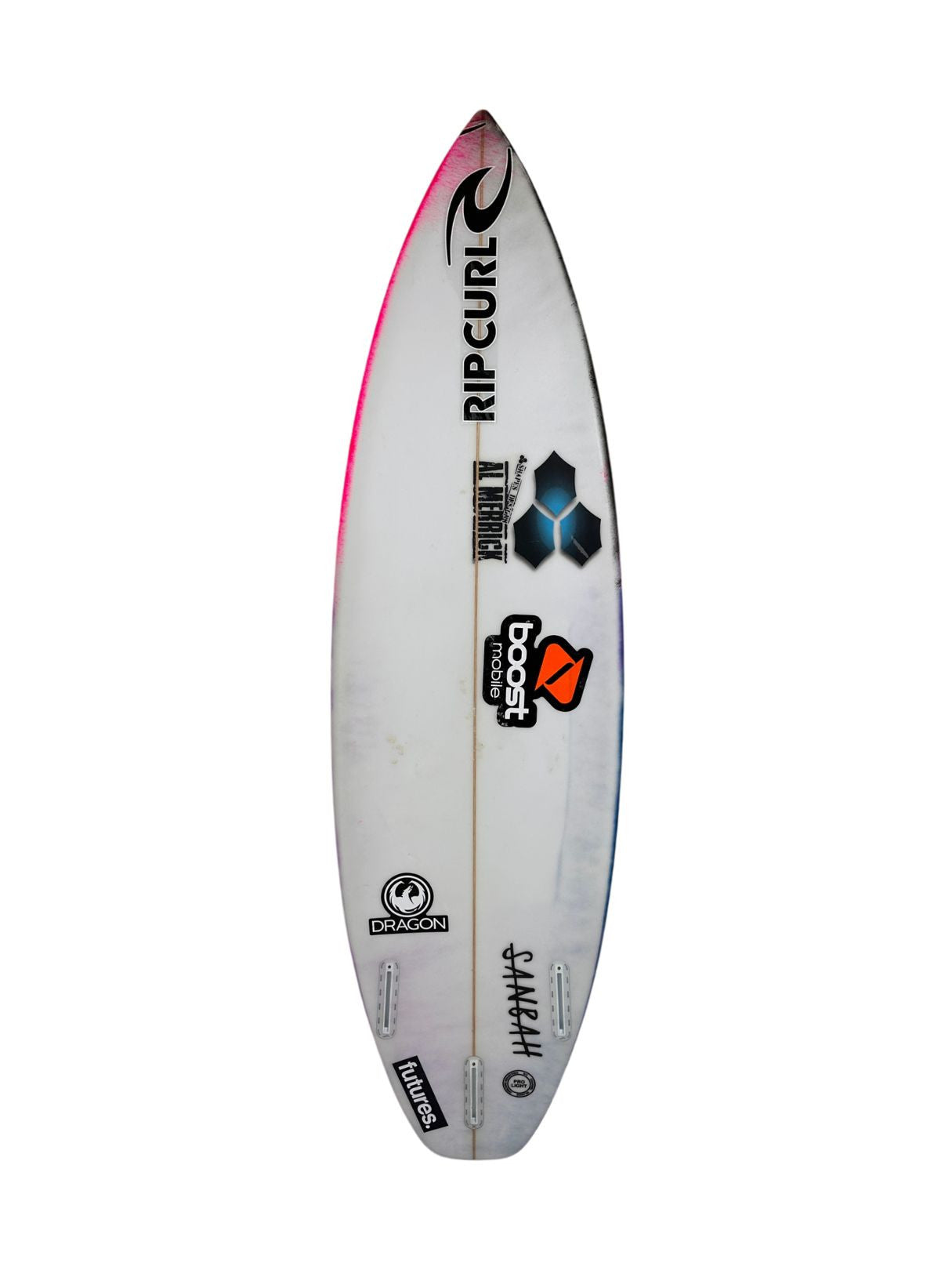 Mikey February Shorty 5'7" x 18" X  2 1/8", Round Square, 3x  Futures Fin Boxes, PU [Good] - ID:1061132