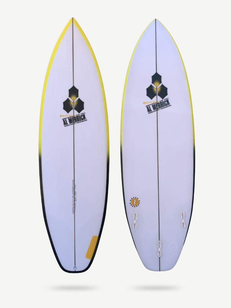 Happy Everyday Grom V2 5'3" x 18 1/8" X  2 1/8" - 21.90L, Round Square, 3x  FCS 2 Fin Boxes, PU - ID:887900