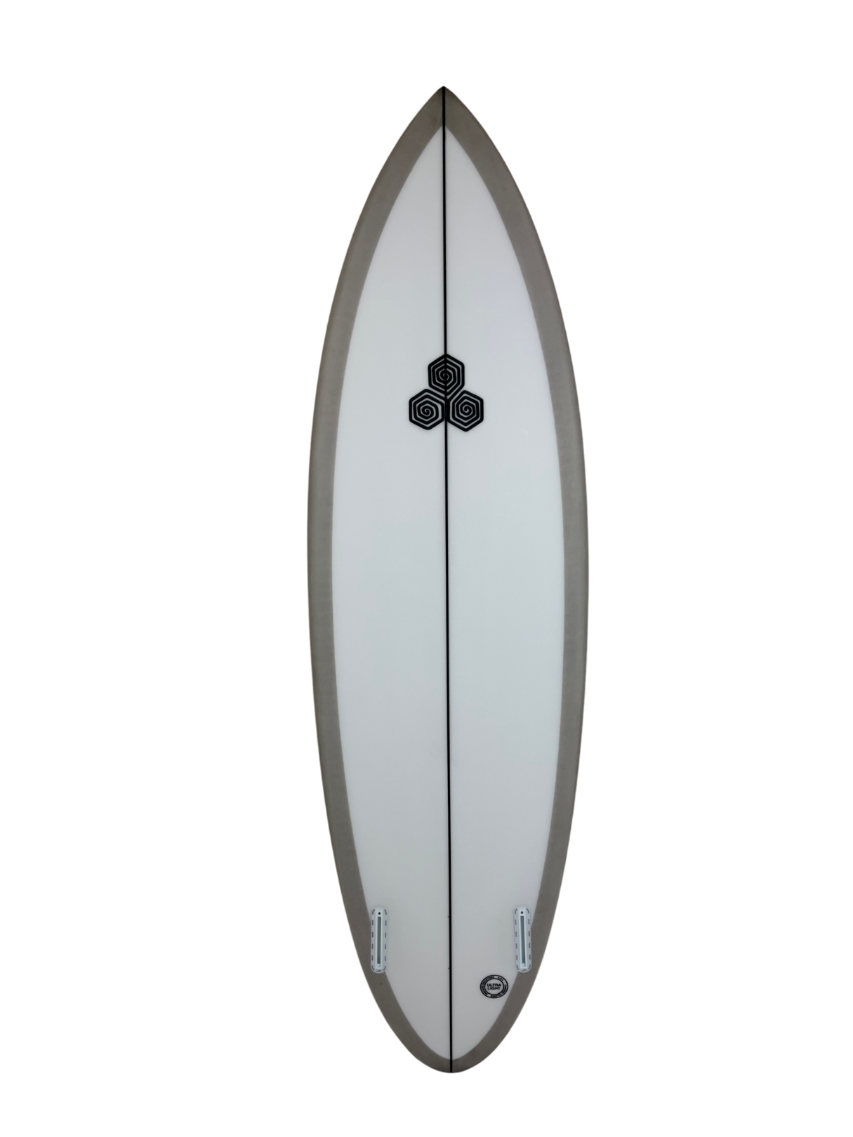 Twin Pin - Tinted 6'3" x 20 3/8" X  2 3/4" - 38.10L, Round Pin, 2x  Futures Fin Boxes, PU - ID:1162831