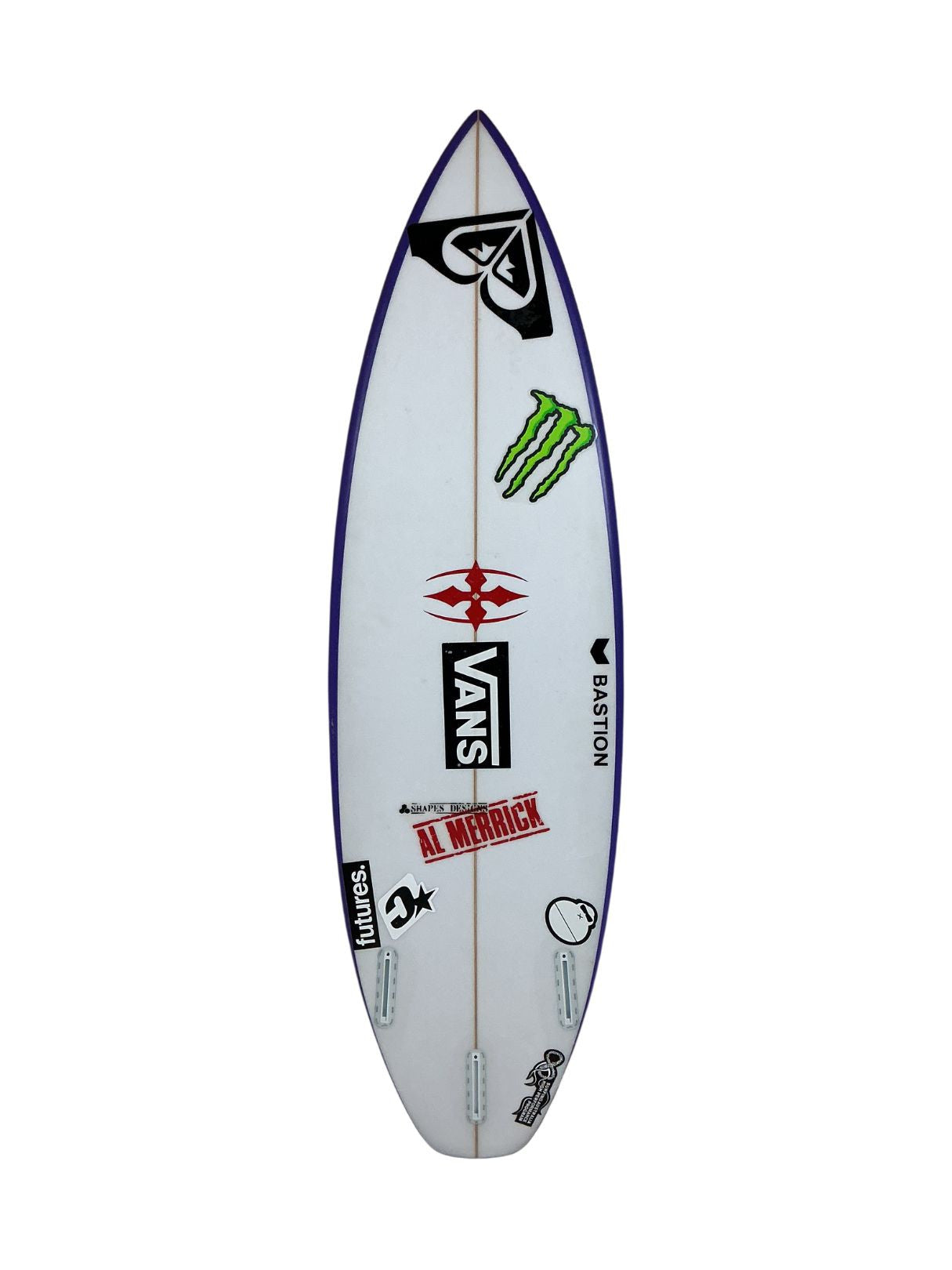 PROTOTYPE 5'6"1/2 x 18" X  2 3/16", Round Square, 3x  Futures Fin Boxes, PU [Semi New] - ID:1103423