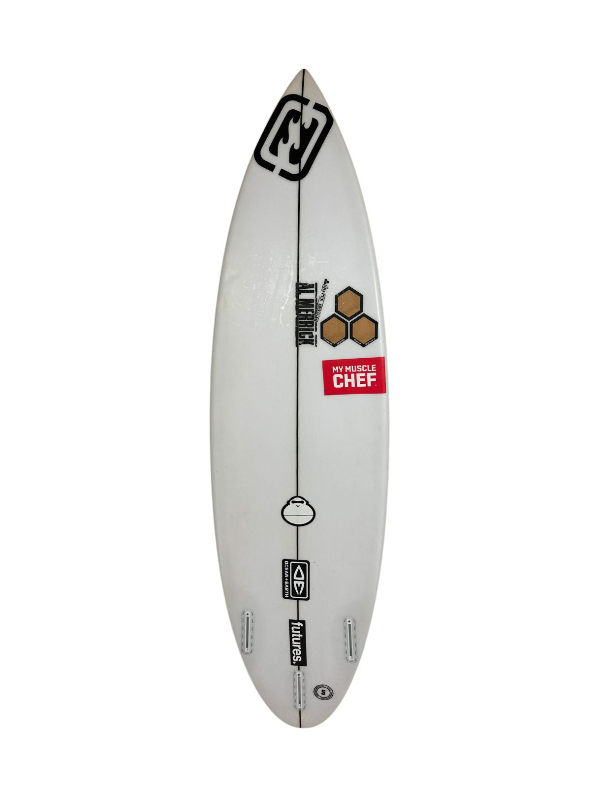 Goldie 5'9"1/2 x 17 7/8" X  2 3/16", 3x  Futures Fin Boxes [Good] - ID:1138152