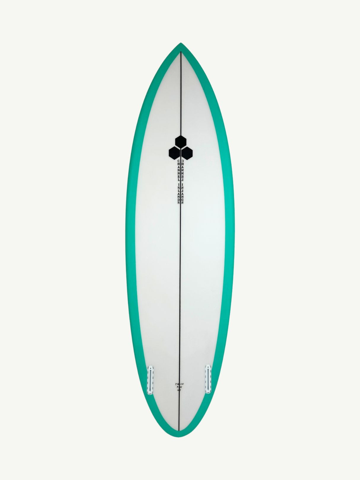 Twin Pin - Tinted 6'3" x 20 3/8" X  2 3/4" - 38.10L, Round Pin, 2x  Futures Fin Boxes, PU - ID:1044173