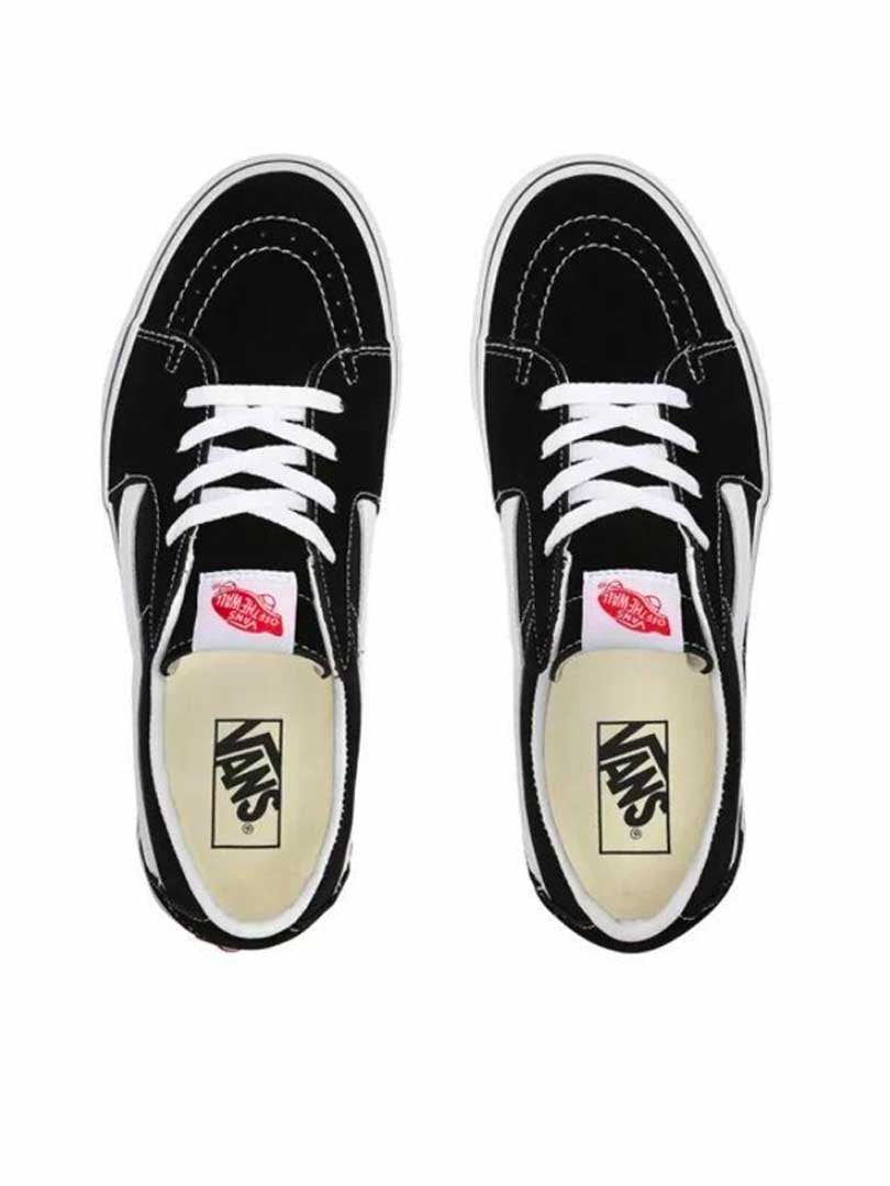 SK8-LOW BLACK/TRUE WHITE