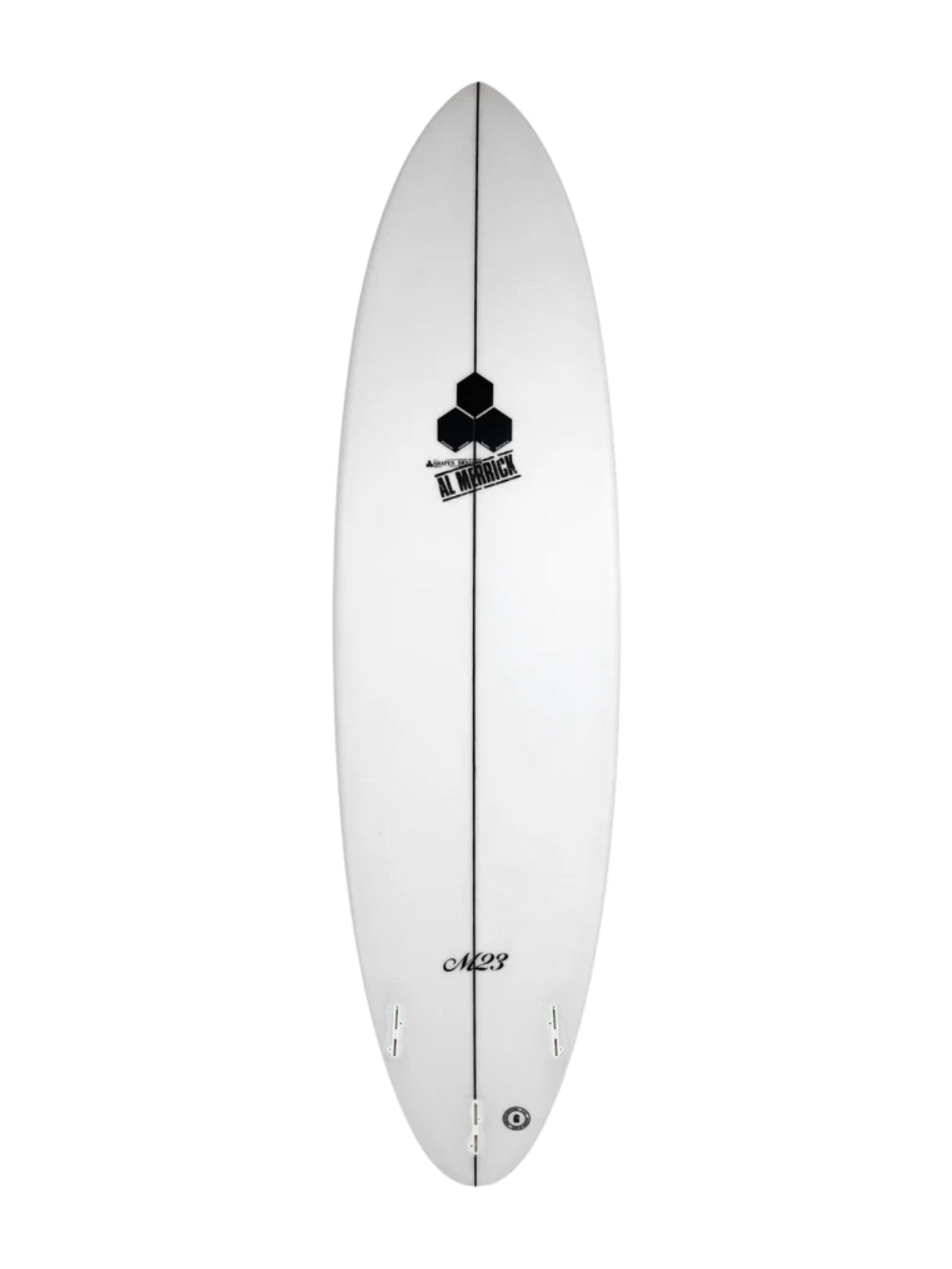 M23 6'10" x 21" X  2 3/4" - 43.40L, Round, 3x  FCS 2 Fin Boxes, PU - ID:1133761