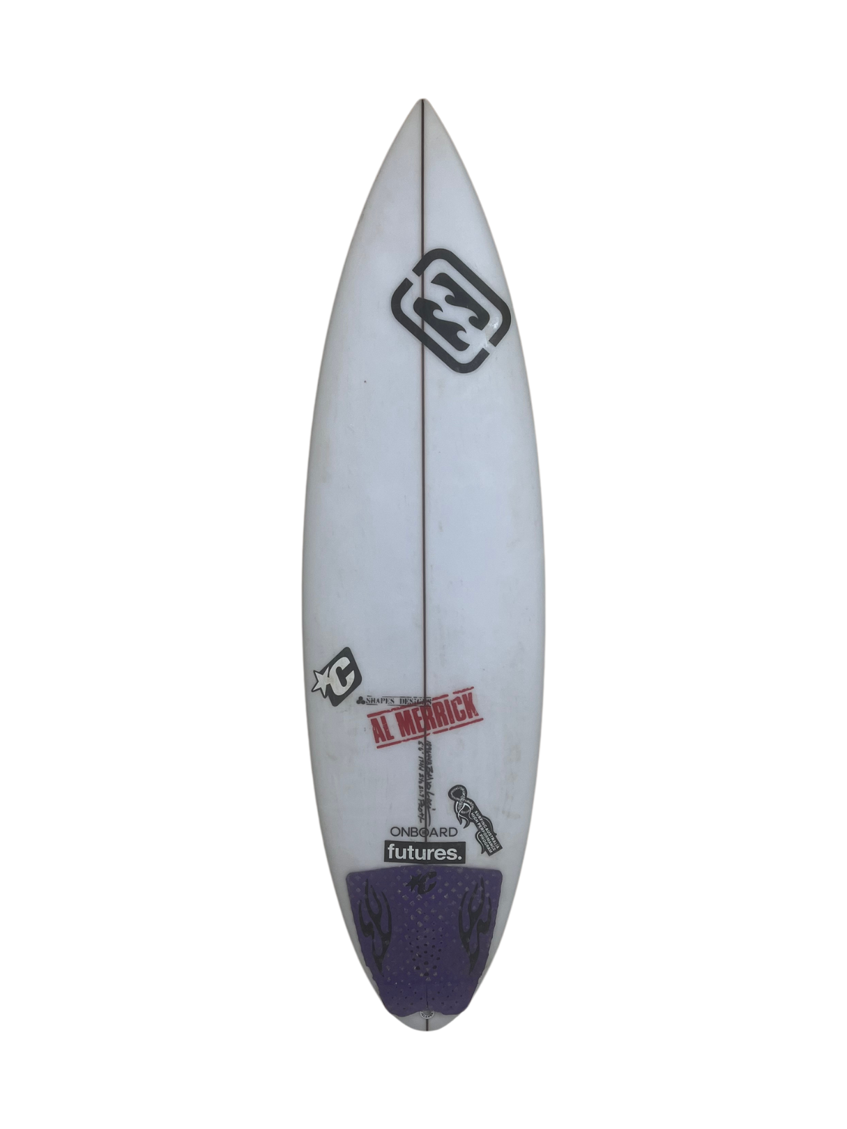 PROTOTYPE 5'6" x 17 3/4" X  2 1/8", 3x  Futures Fin Boxes [Good] - ID:1103473