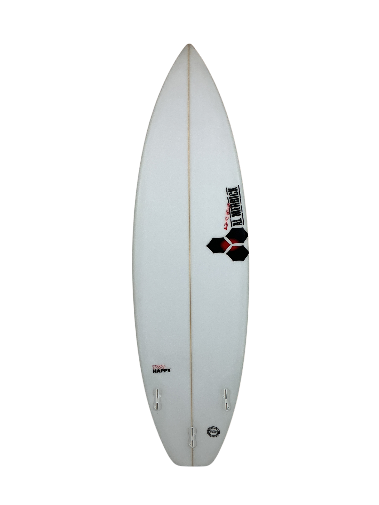 Two Happy 5'9"1/2 x 18 1/2" X  2 1/4", 3x  FCS 2 Fin Boxes [Good] - ID:1169491