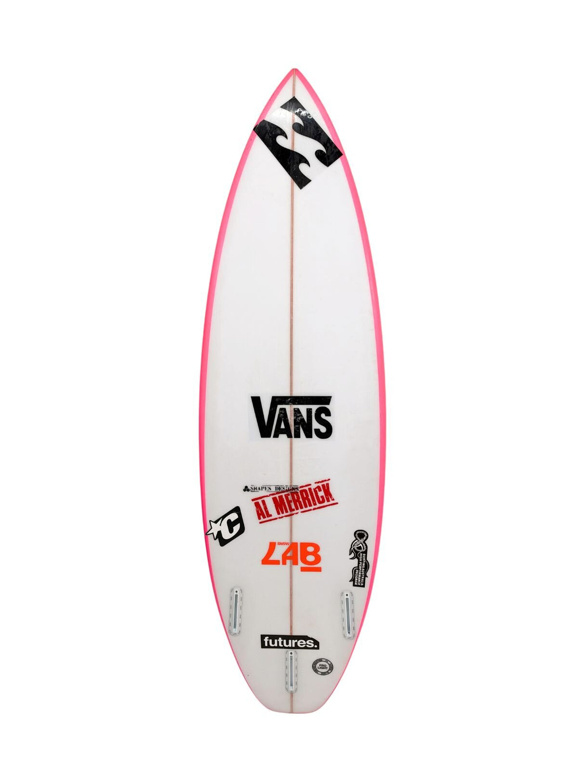 CI Pro +/- 5'6" x 18" X  2 3/16", Squash, 3x  Futures Fin Boxes, PU [Good] - ID:1157044
