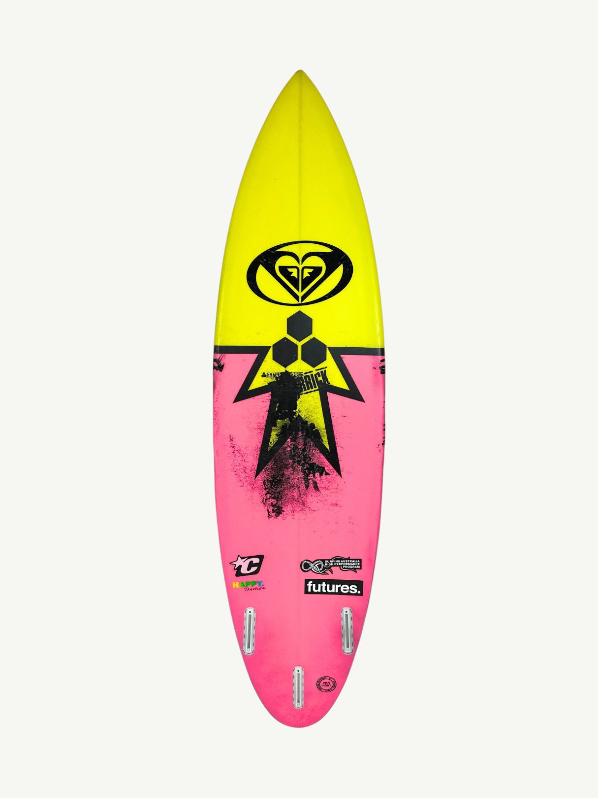 Happy Traveler - Minus Dims (PRO) 5'8" x 17 1/8" X  2 1/16", 3x  Futures Fin Boxes [Good] - ID:987670