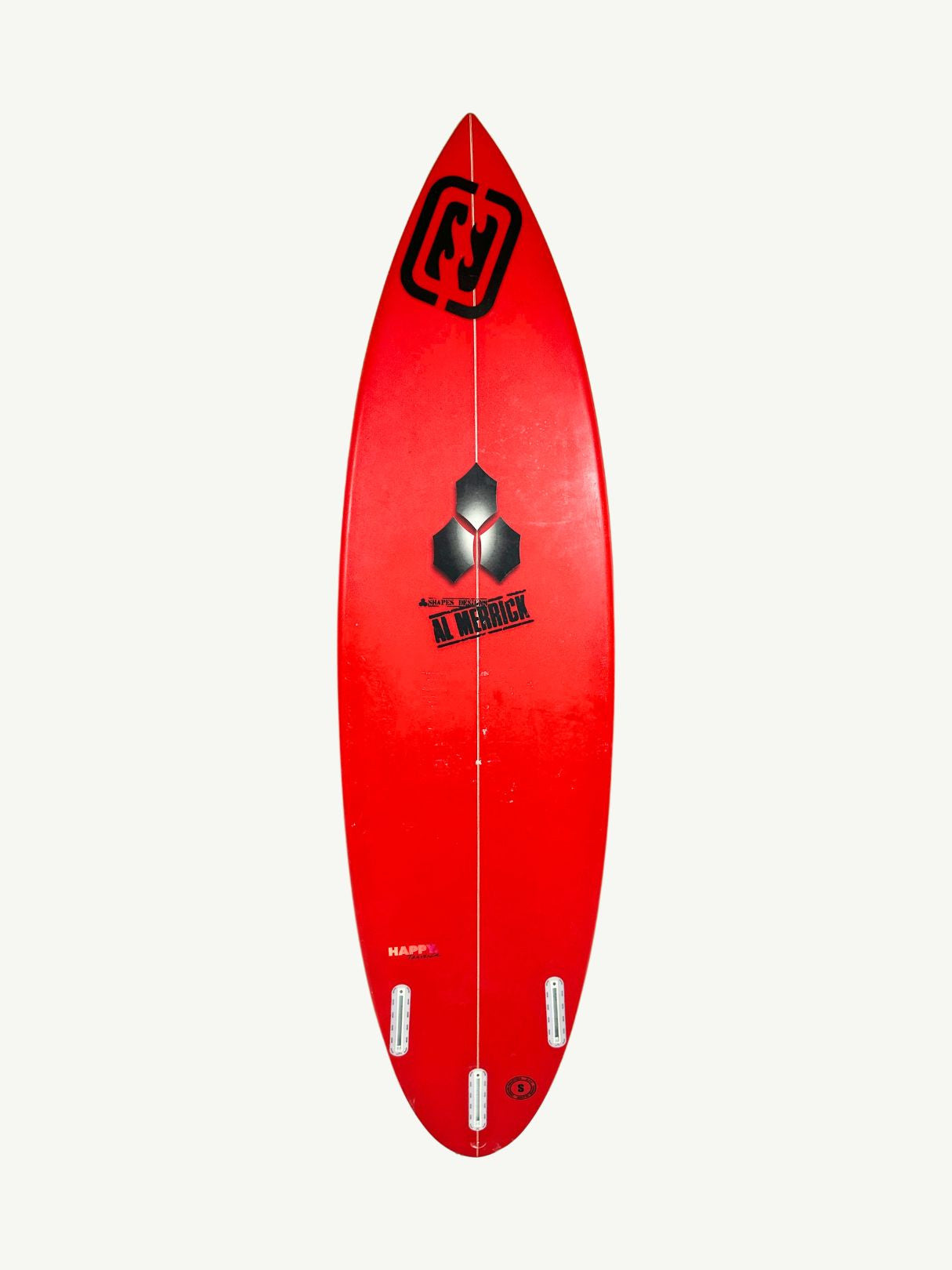 Happy Traveler - Minus Dims (PRO) 5'8" x 17 1/8" X  2 1/16", Round Pin, 3x  Futures Fin Boxes, PU [Good] - ID:908323