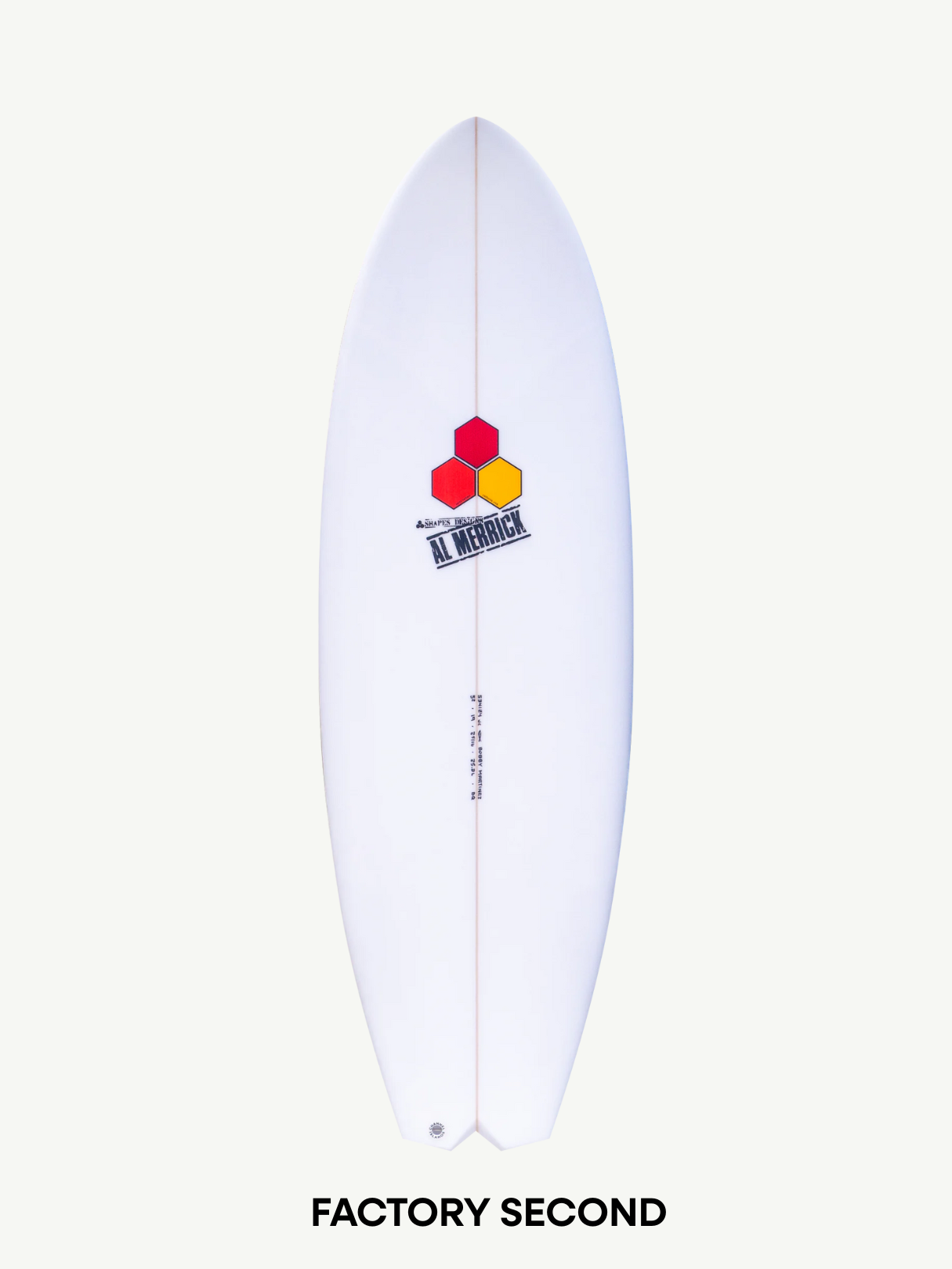 Bobby Quad 5'5" x 19 5/8" X  2 7/16" - 28.90L, Split Square, 4x  FCS 2 Fin Boxes, PU - ID:955928