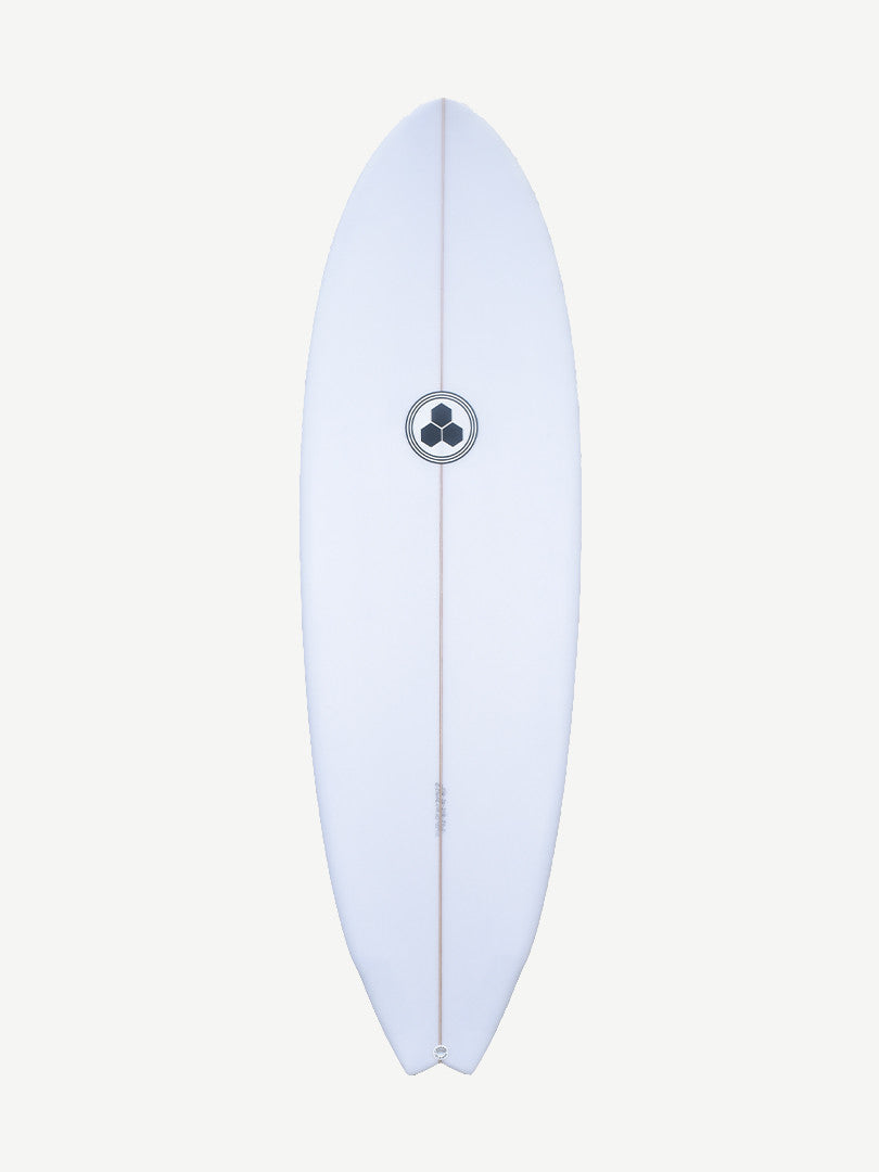 G-Skate - Clear 5'6" x 19 1/4" X  2 7/16" - 29.10L, Wing Swallow, 3x  Futures Fin Boxes, PU - ID:980661