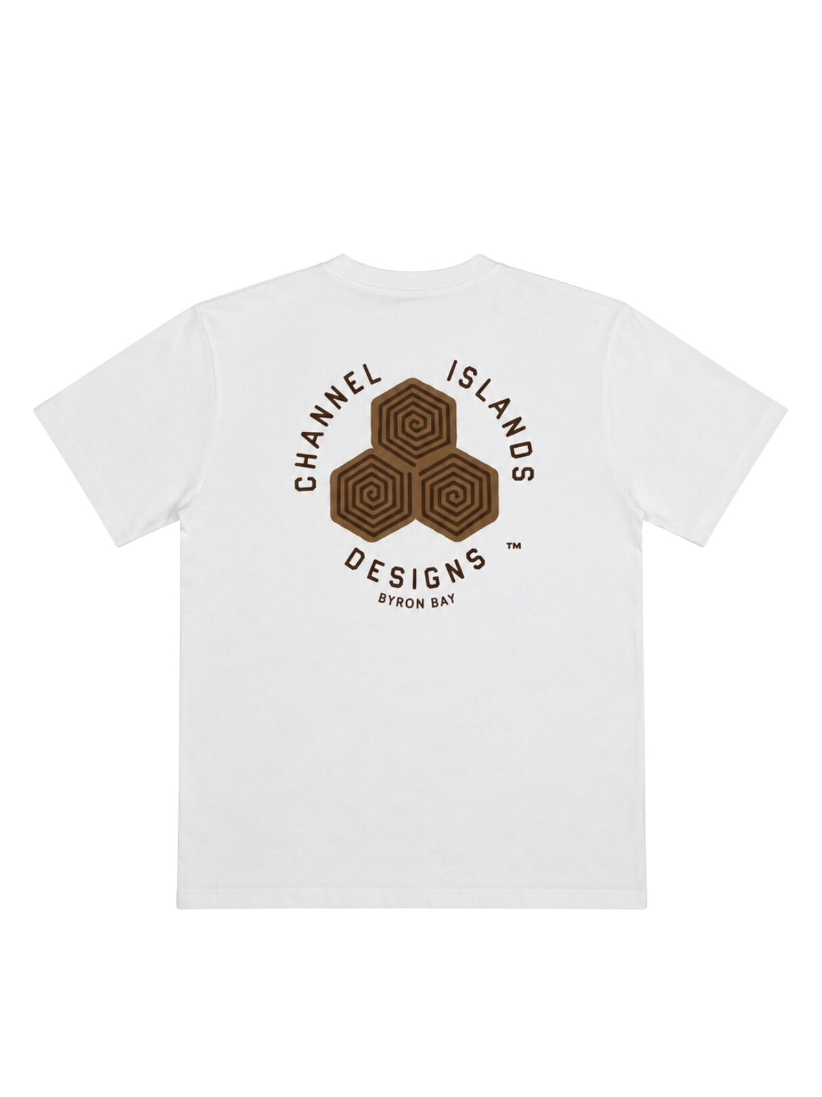Diamond 2 Hex Byron Bay Tee - White