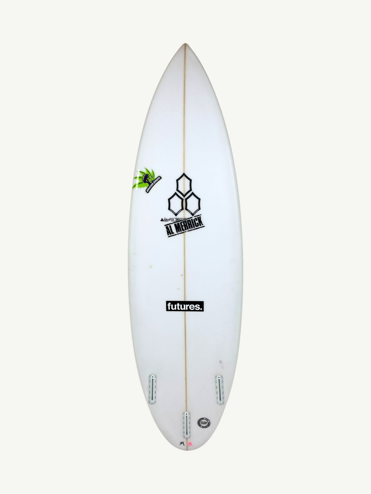 THR 5'8" x 18 5/8" X  2 5/16", 3x   Fin Boxes [Good] - ID:1064550