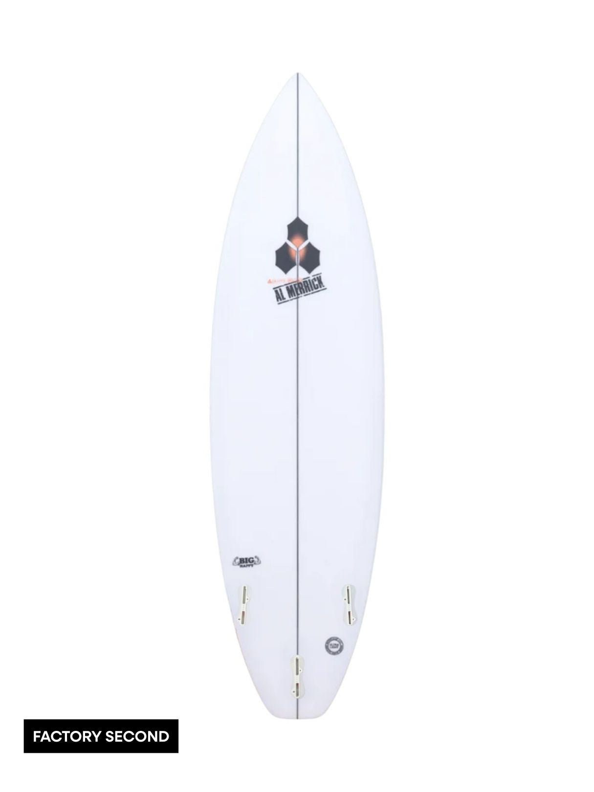 Big Happy 7'2" x 21 1/2" X  3" - 48.30L, Round Square, 3x  FCS 2 Fin Boxes, PU - ID:896560