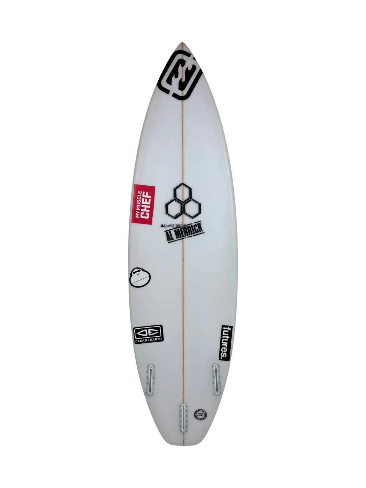 Mikey February Shorty 5'6"1/2 x 17 1/2" X  2 1/8", 3x  Futures Fin Boxes [Good] - ID:1104900