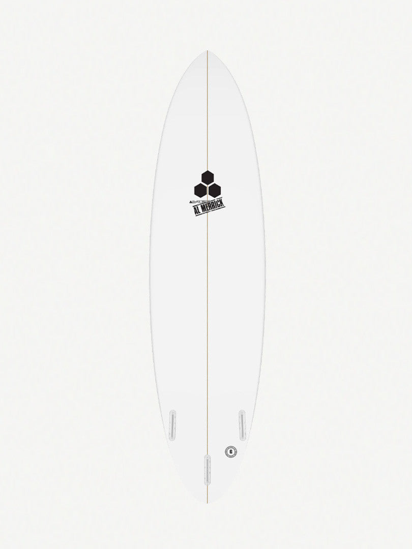 M23 6'10" x 21" X  2 3/4" - 43.40L, Round, 3x  FCS 2 Fin Boxes, PU - ID:1018441