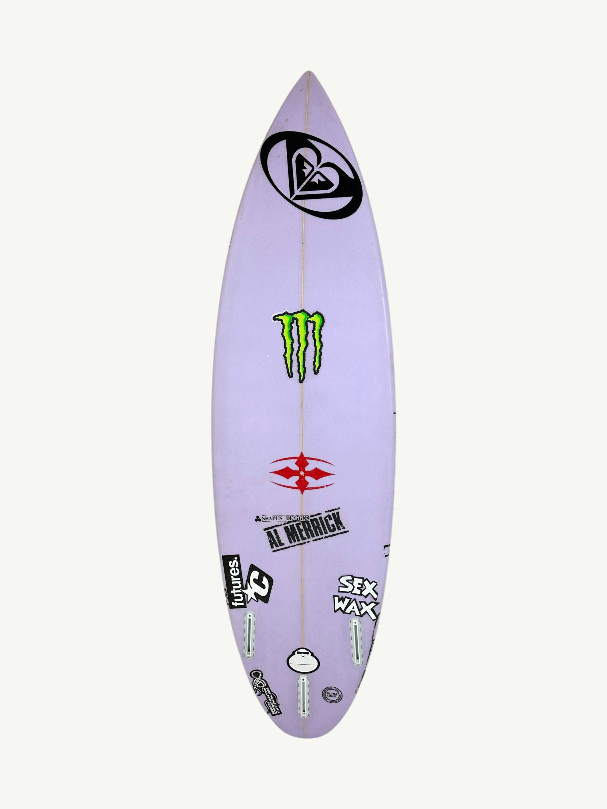 CI 2.Pro - Round Tail 5'6"1/2 x 17 1/2" X  2 1/8", Round, 3x  Futures Fin Boxes, PU [Good] - ID:993131