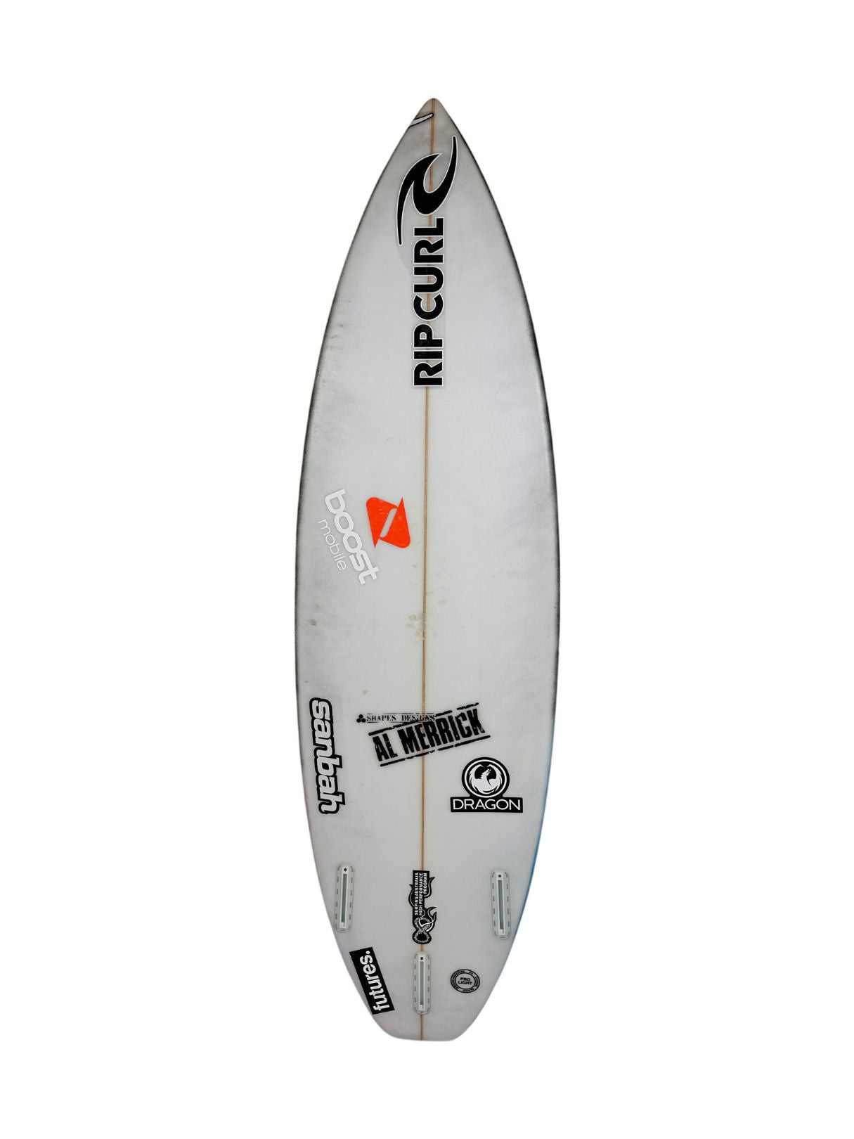Mikey February Shorty 5'7" x 18" X  2 1/8", Round Square, 3x  Futures Fin Boxes, PU [Good] - ID:1034522