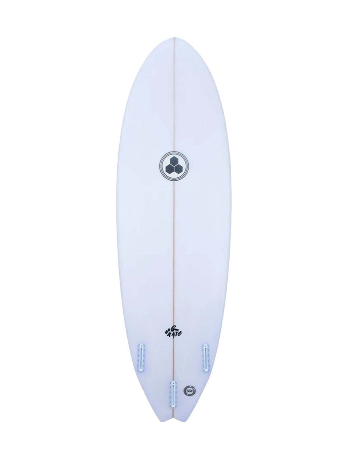 G-Skate - Clear 6'2" x 21" X  2 7/8" - 41.90L, Wing Swallow, 3x  Futures Fin Boxes, PU - ID:1170216