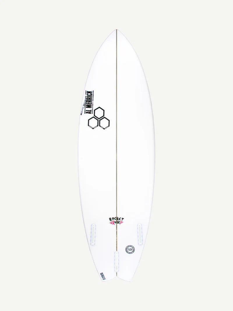 Rocket Wide 6'1" x 20 3/4" X  2 3/4" - 38.00L, Swallow, 3x  FCS 2 Fin Boxes, PU - ID:959439