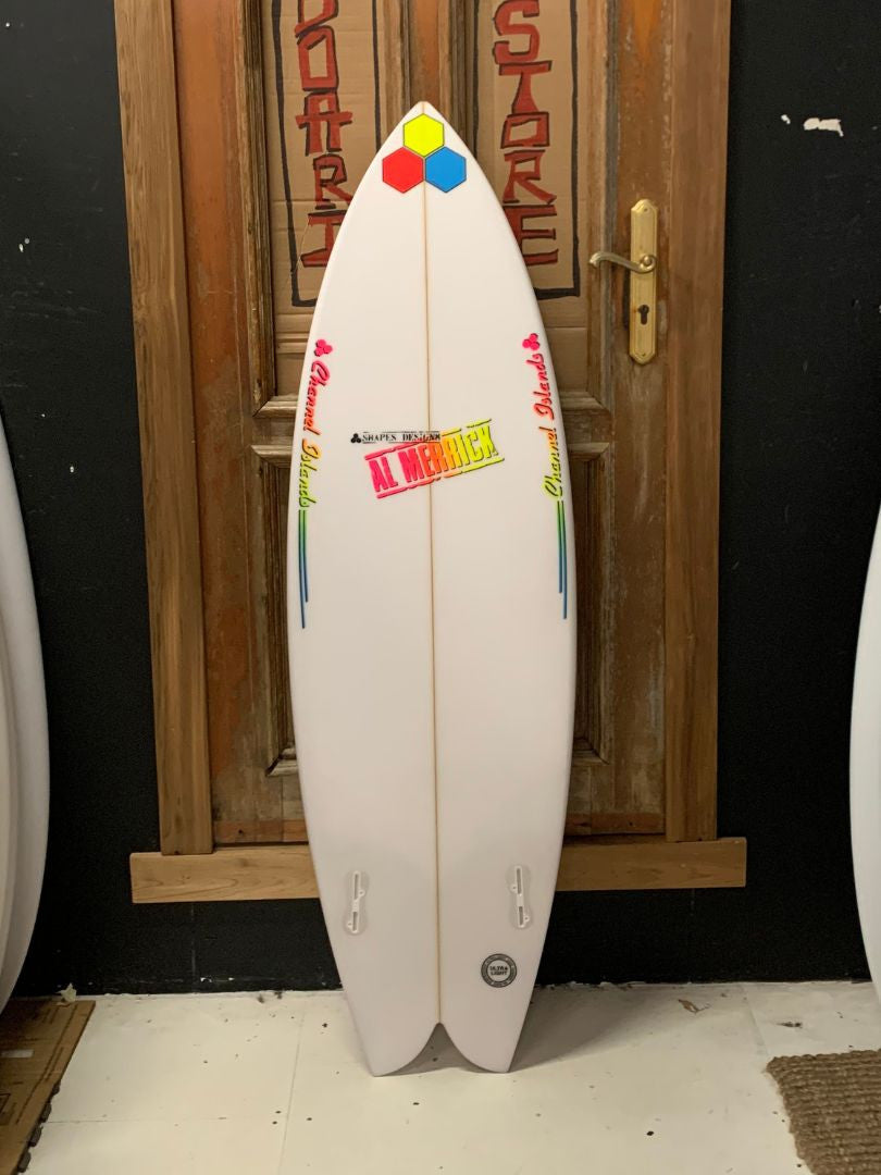 Fishbeard 5'4" x 18 5/8" X  2 3/16" - 23.70L, Fish, 2x  FCS 2 Fin Boxes, PU - ID:304592