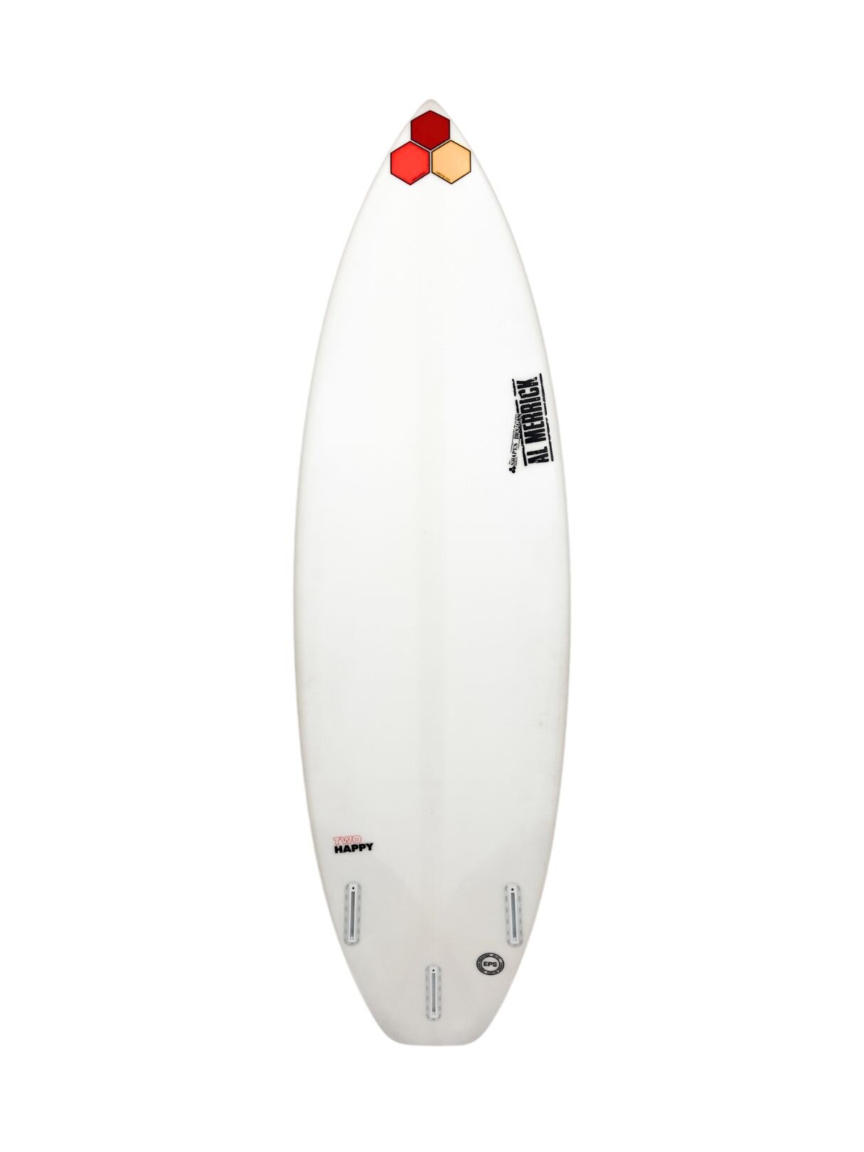 Two Happy - Spine-Tek EPS 6'1" x 20" X  2 5/8" - 33.90L, Round Square, 3x  Futures Fin Boxes, Spine Tek EPS - Medium [Good] - ID:1059403