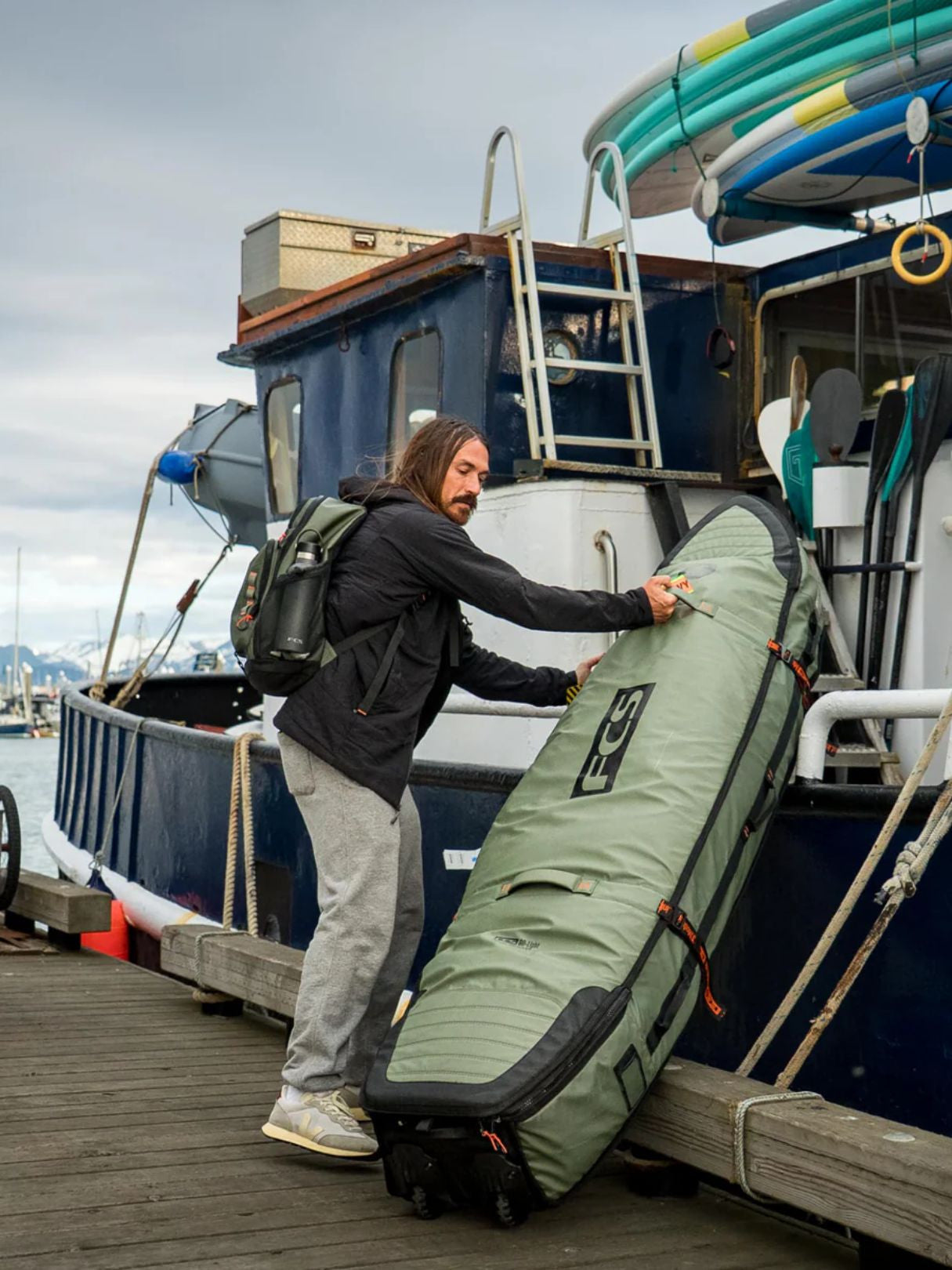 Travel 3W Shortboard/Fish Wheelie