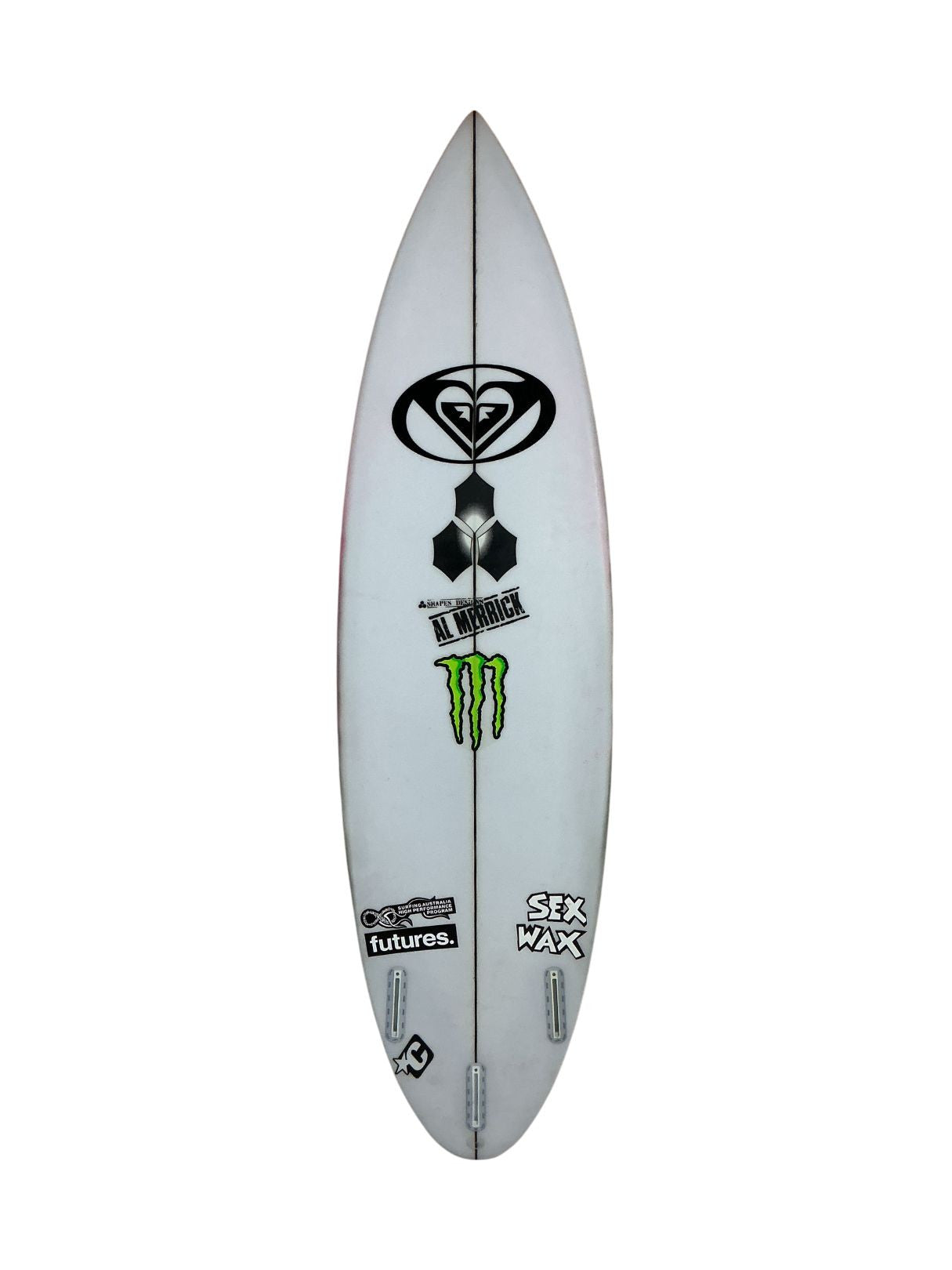 PROTOTYPE 5'10" x 17 3/4" X  2 3/16", Round Pin, 3x  Futures Fin Boxes, PU [Good] - ID:945091